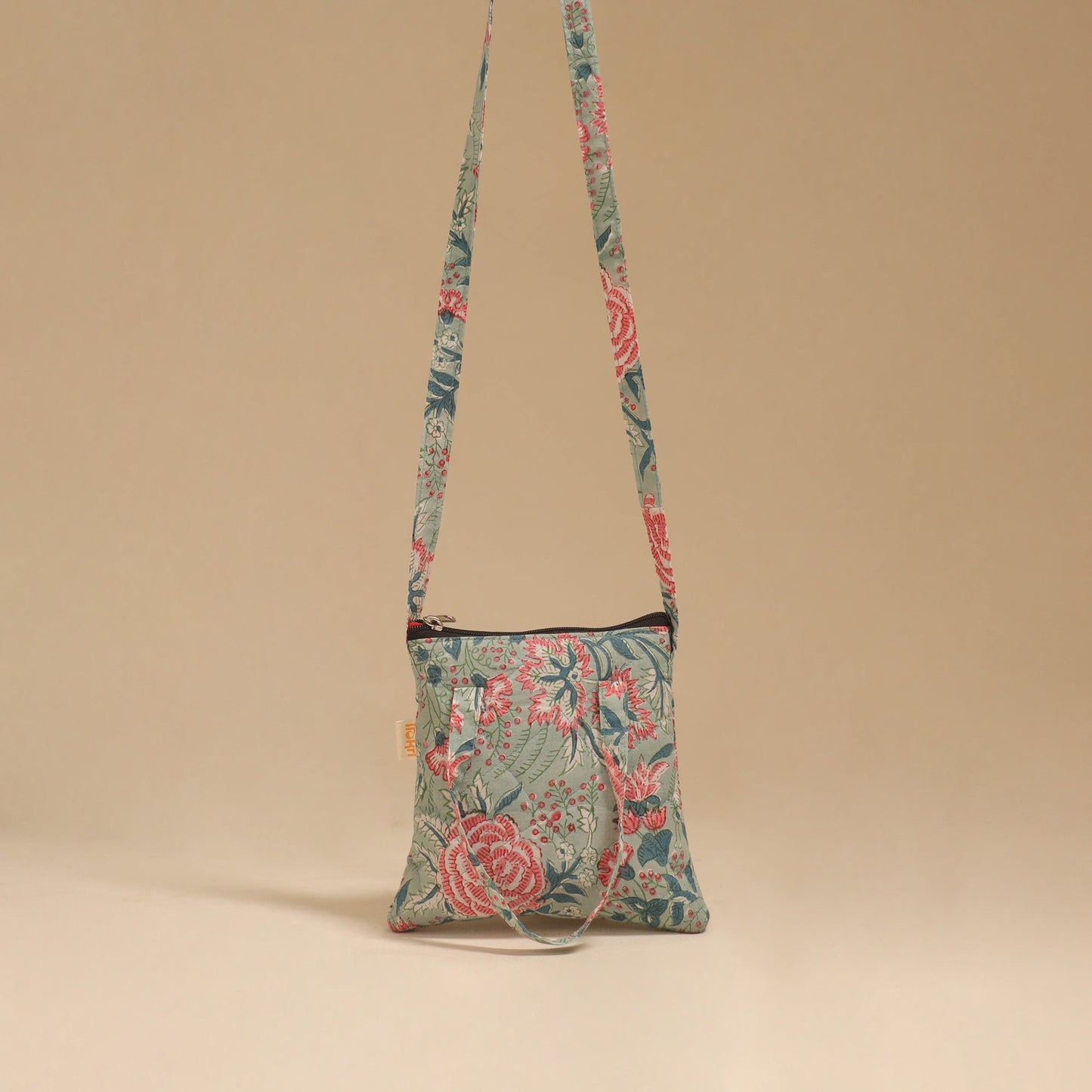 Handcrafted quilted sling bag 24
