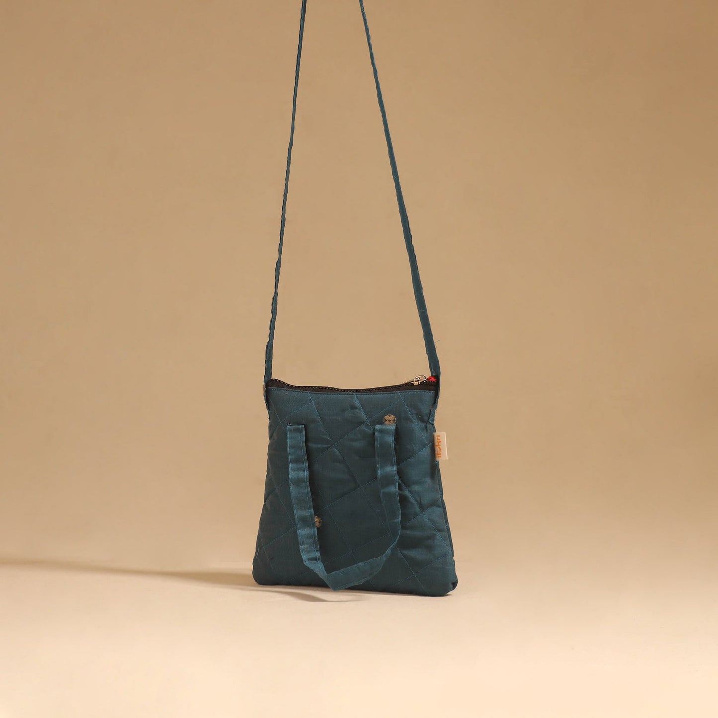 Handcrafted quilted sling bag 79