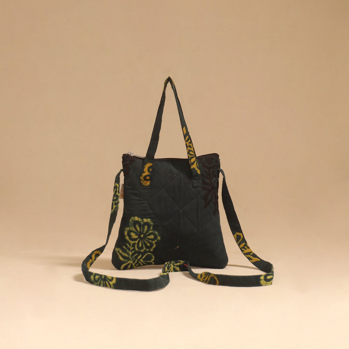 Handcrafted quilted sling bag 83