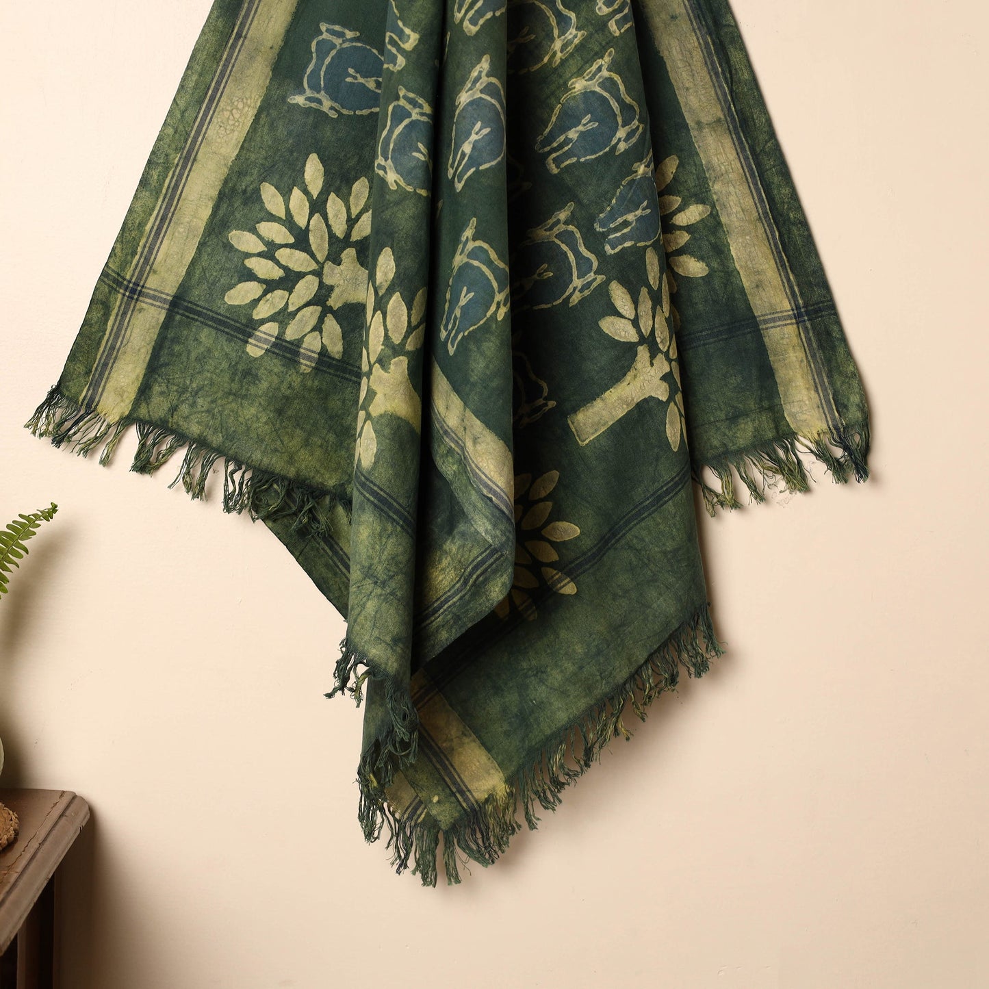 Handloom Block Printed Cotton Bindaas Towel