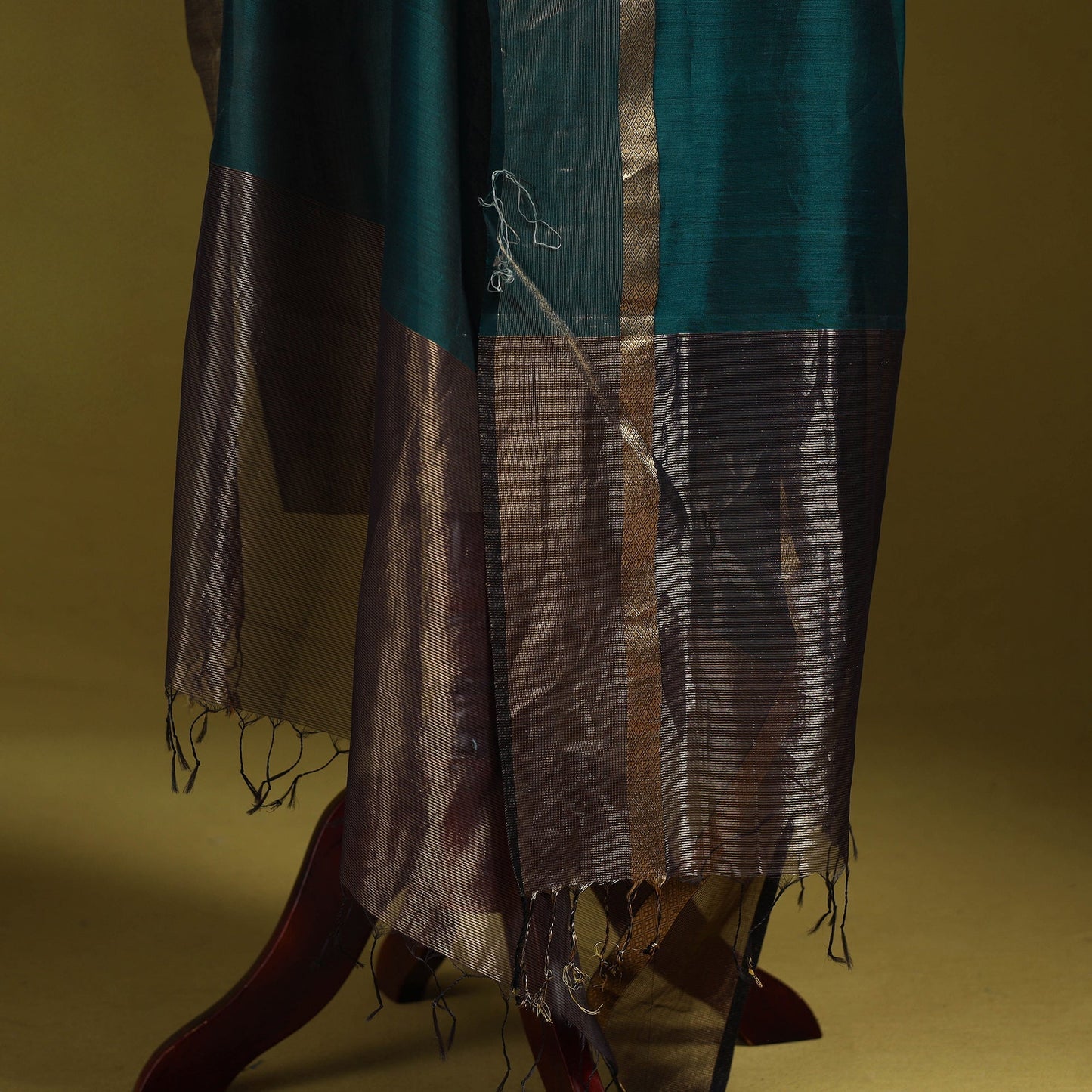 Handloom silk cotton maheshwari dupatta with zari border 30