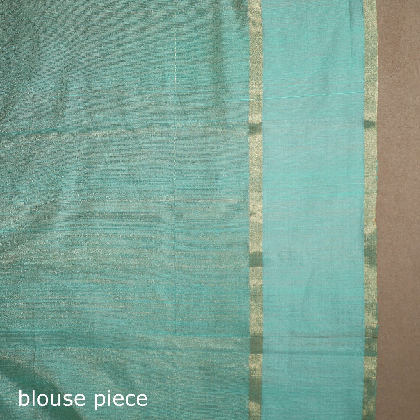 Green - handloom tissue zari chanderi silk saree 10