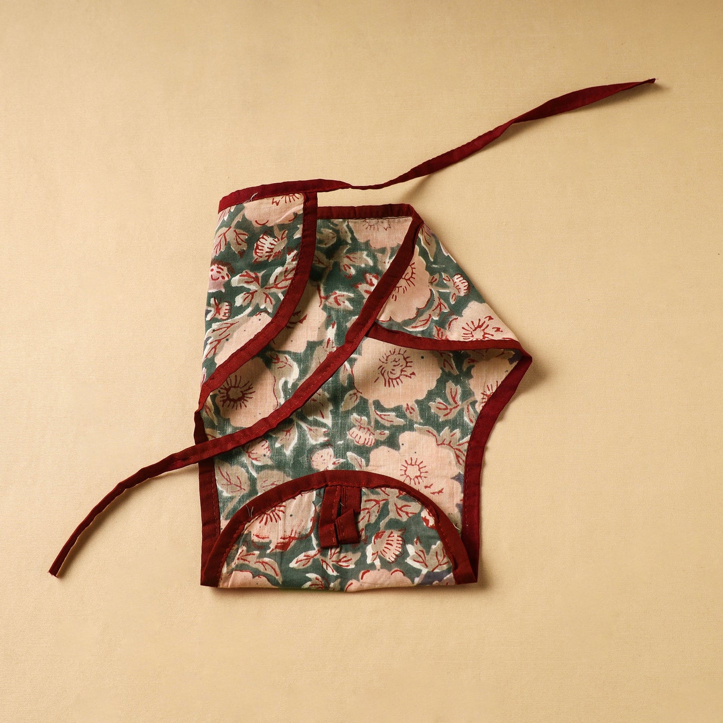 Green Handmade Cloth Diaper/Nappy for Baby