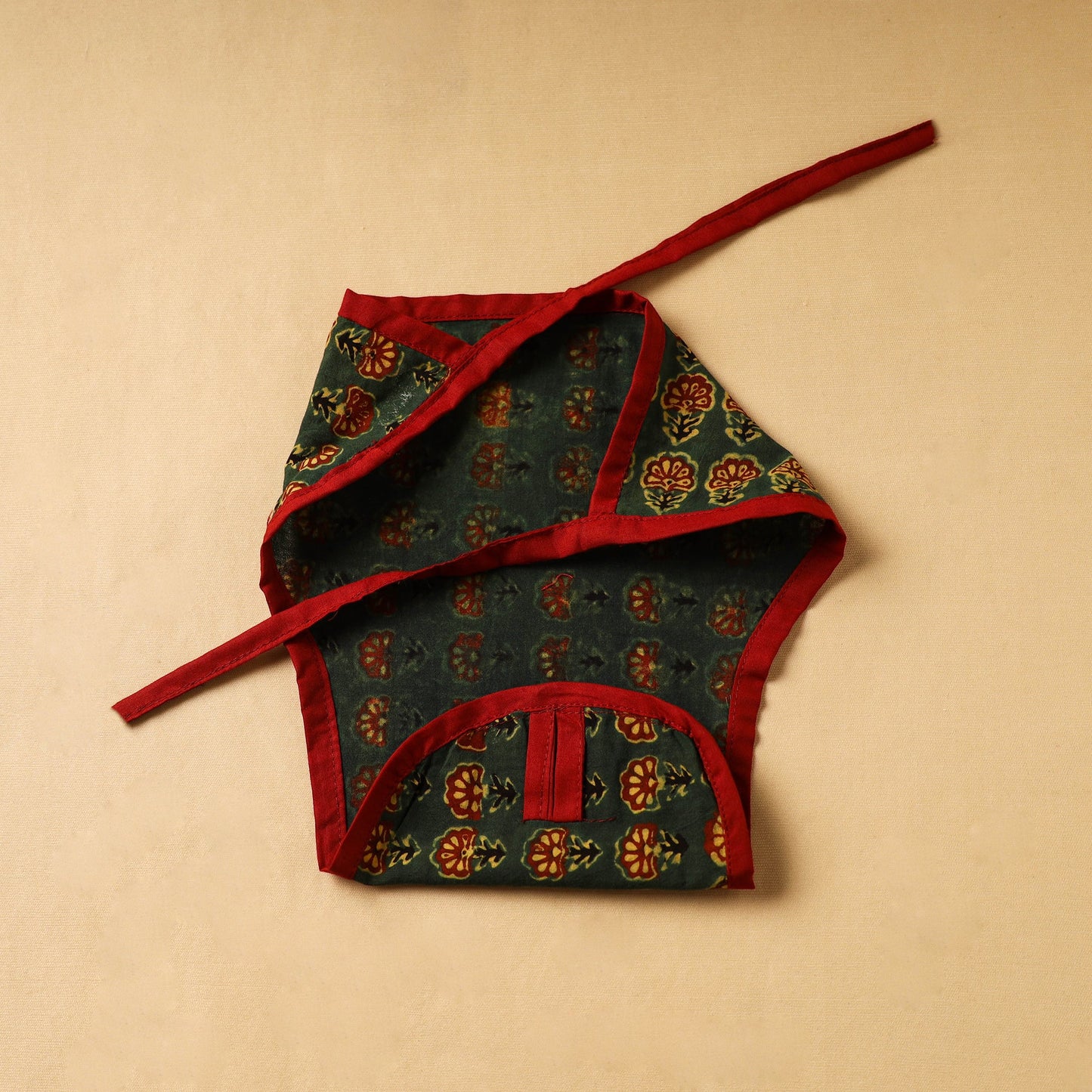 Green Handmade Cloth Diaper/Nappy for Baby