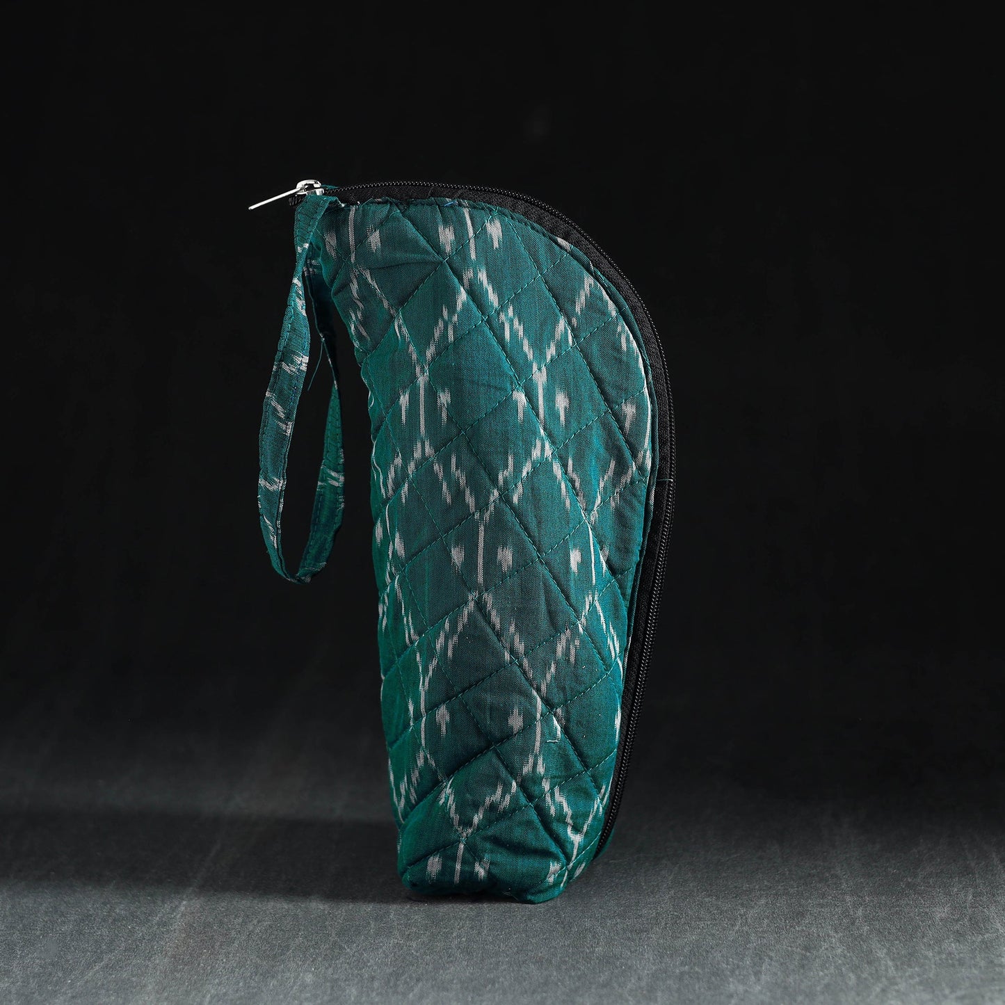 Green Handmade Cotton 1L Water Bottle Cover