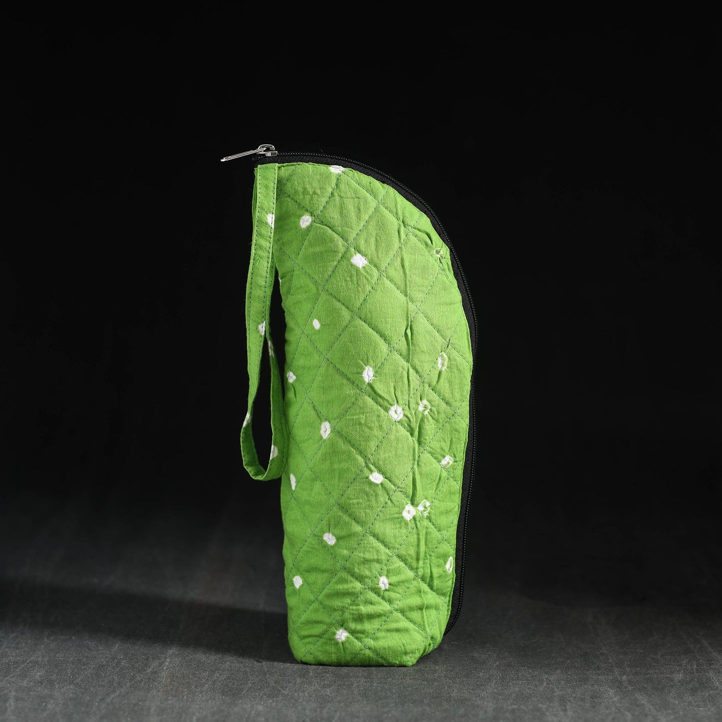 Green Handmade Cotton 1L Water Bottle Cover