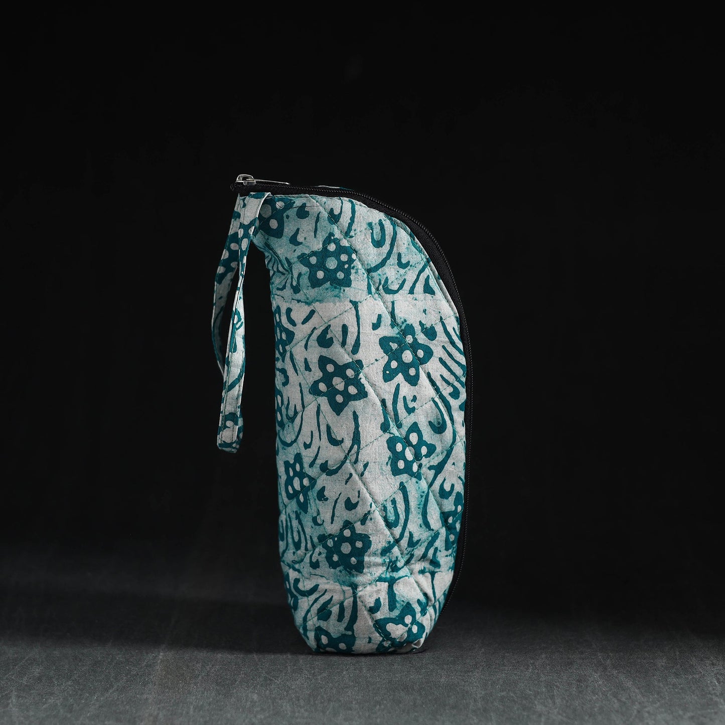 Green Handmade Cotton 1L Water Bottle Cover