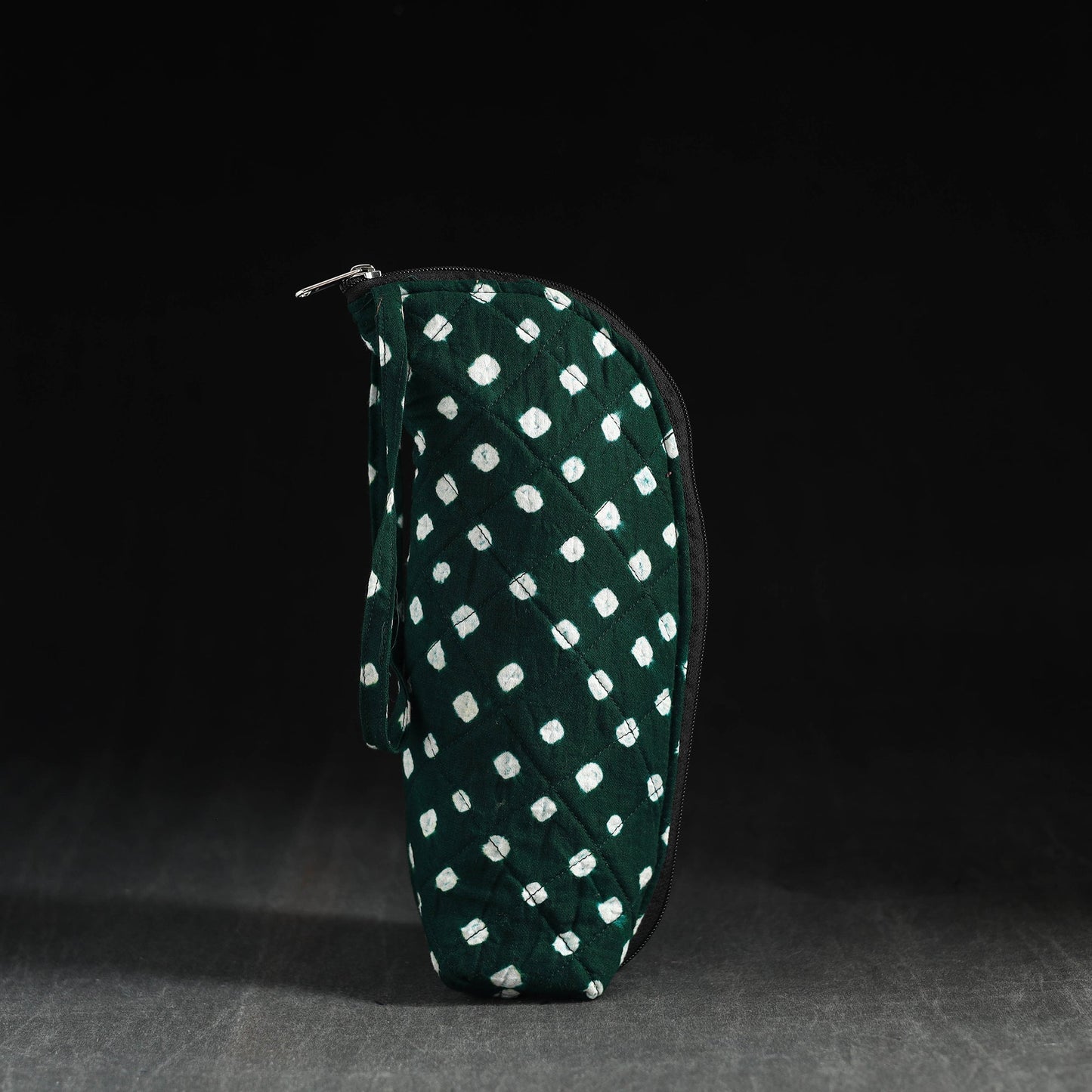 Green Handmade Cotton 1L Water Bottle Cover