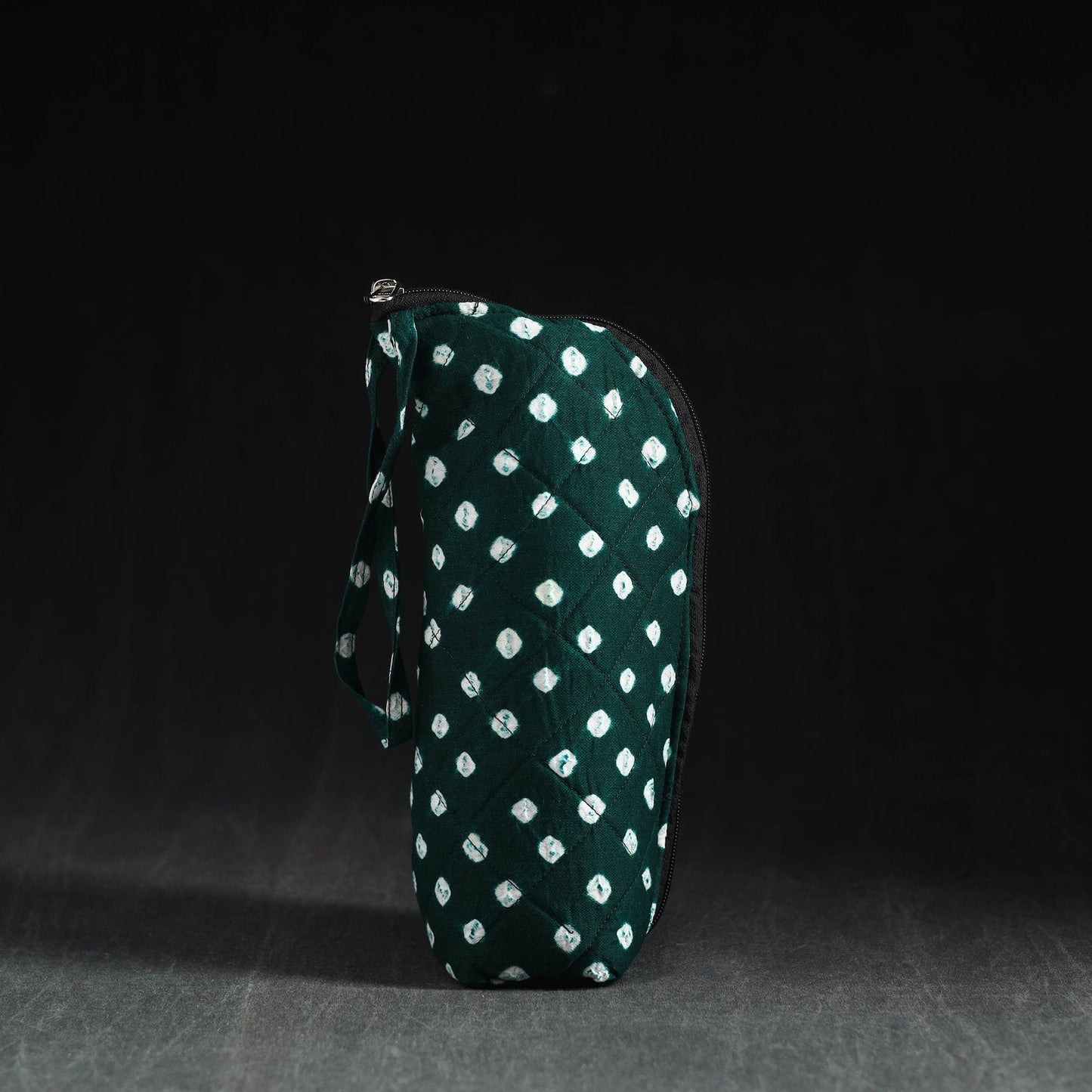 Green Handmade Cotton 1L Water Bottle Cover