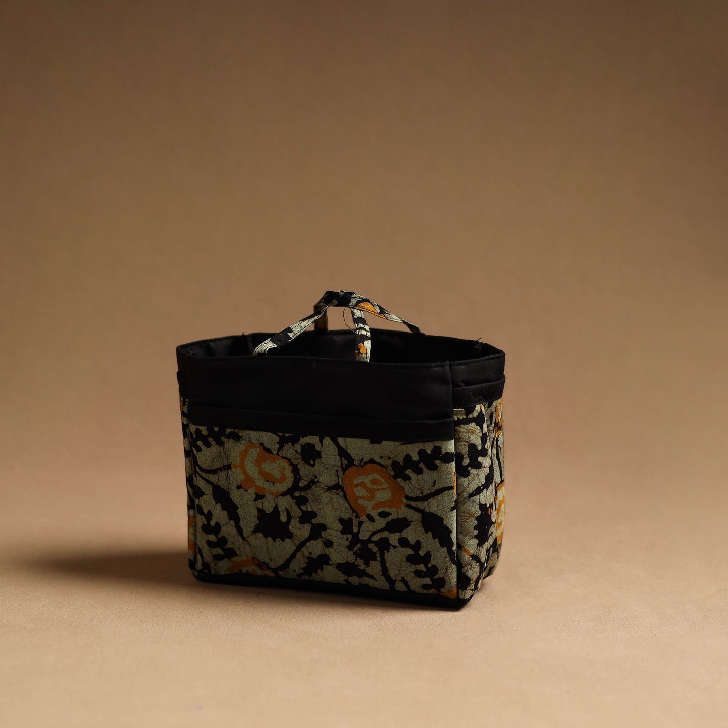 Green Handmade Cotton Multipurpose Cosmetic/Toiletry Bag