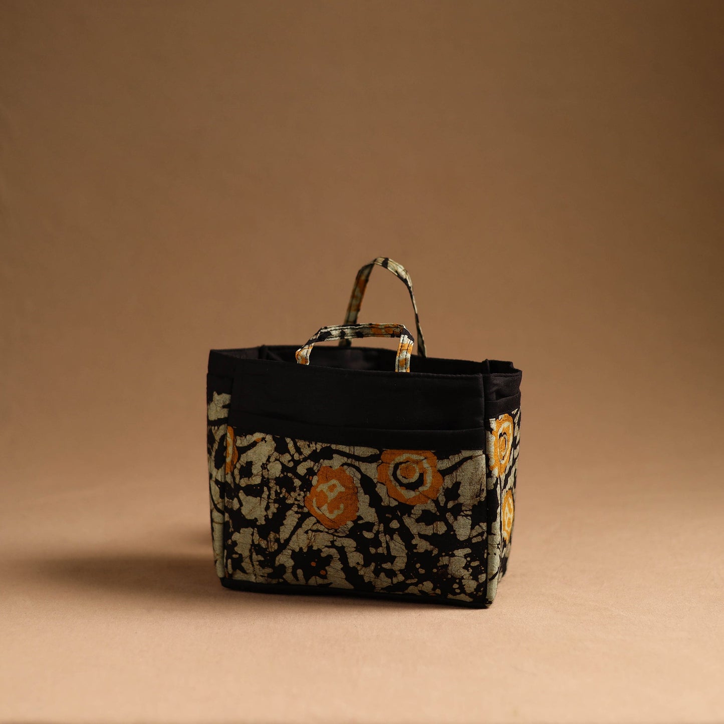 Green Handmade Cotton Multipurpose Cosmetic/Toiletry Bag