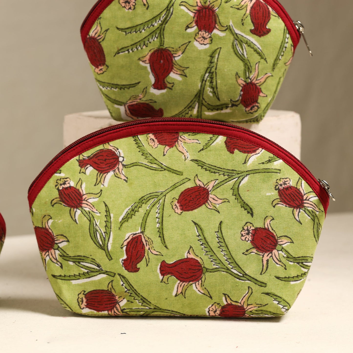 Handmade Cotton Toiletry Bags (Set of 3) 170
