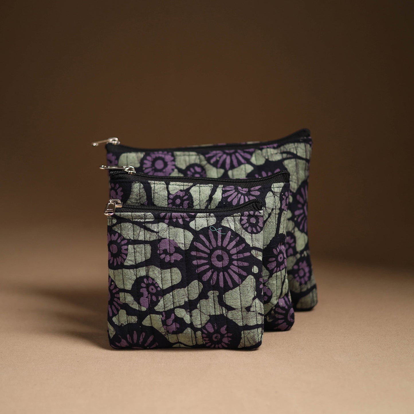 Handcrafted Multipurpose Cotton Utility Pouch Set