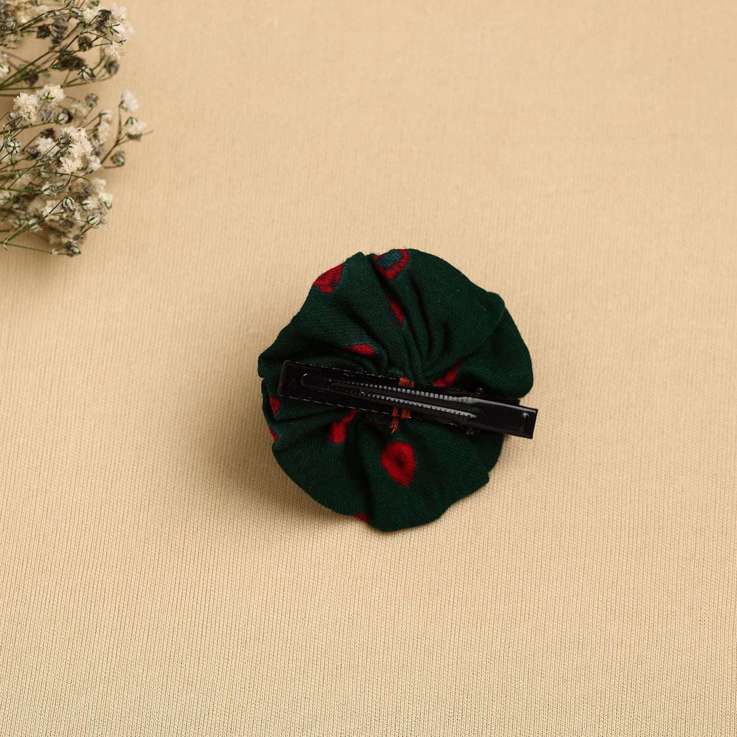 Handmade Fabric Flower Hair Clip Online in India