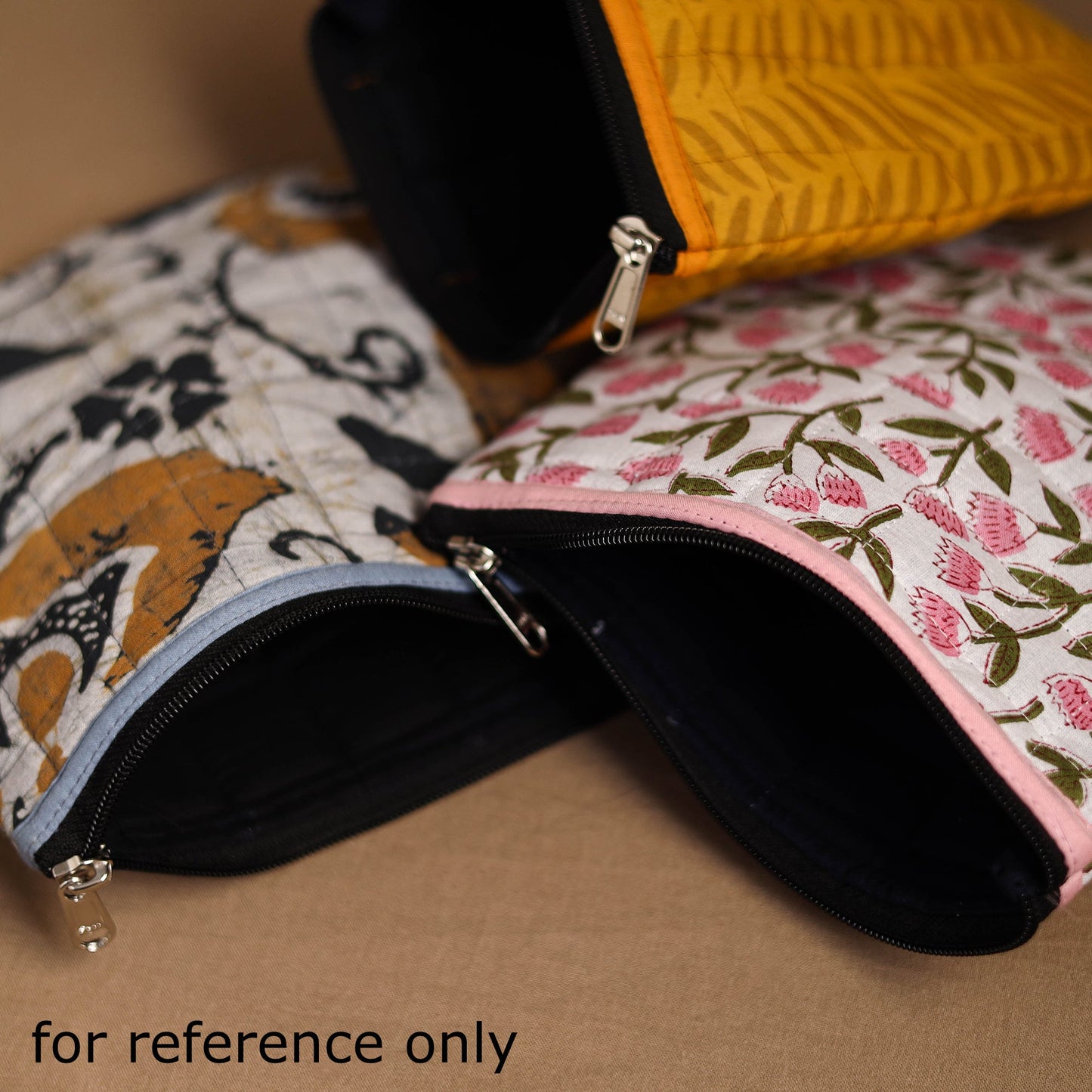 Handmade Quilted Cotton Utility Pouch 06