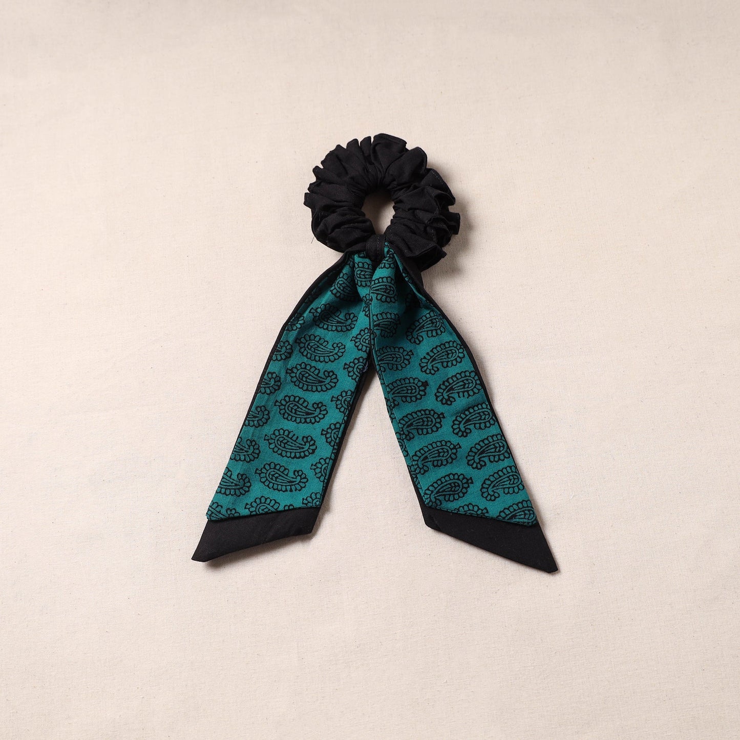 Handmade rubber band/scarf scrunchie 15 - handcrafted