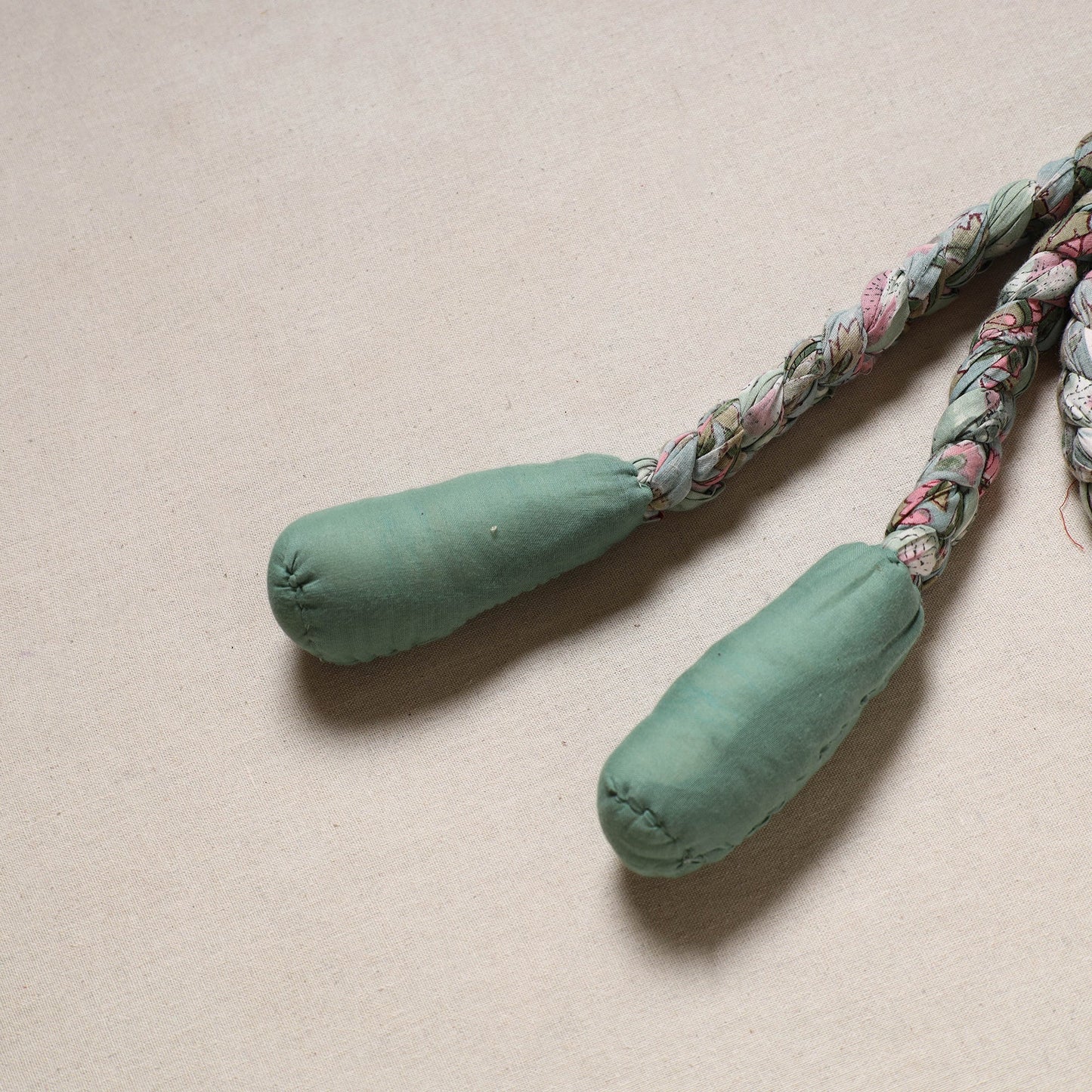 Handmade Upcycled Fabric Skipping Jump Rope