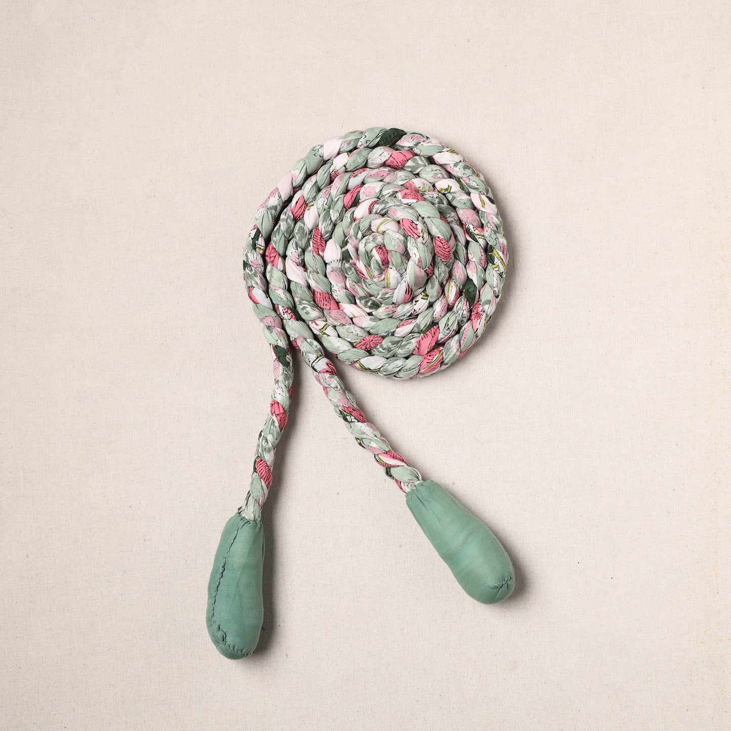 Handmade Upcycled Fabric Skipping Rope