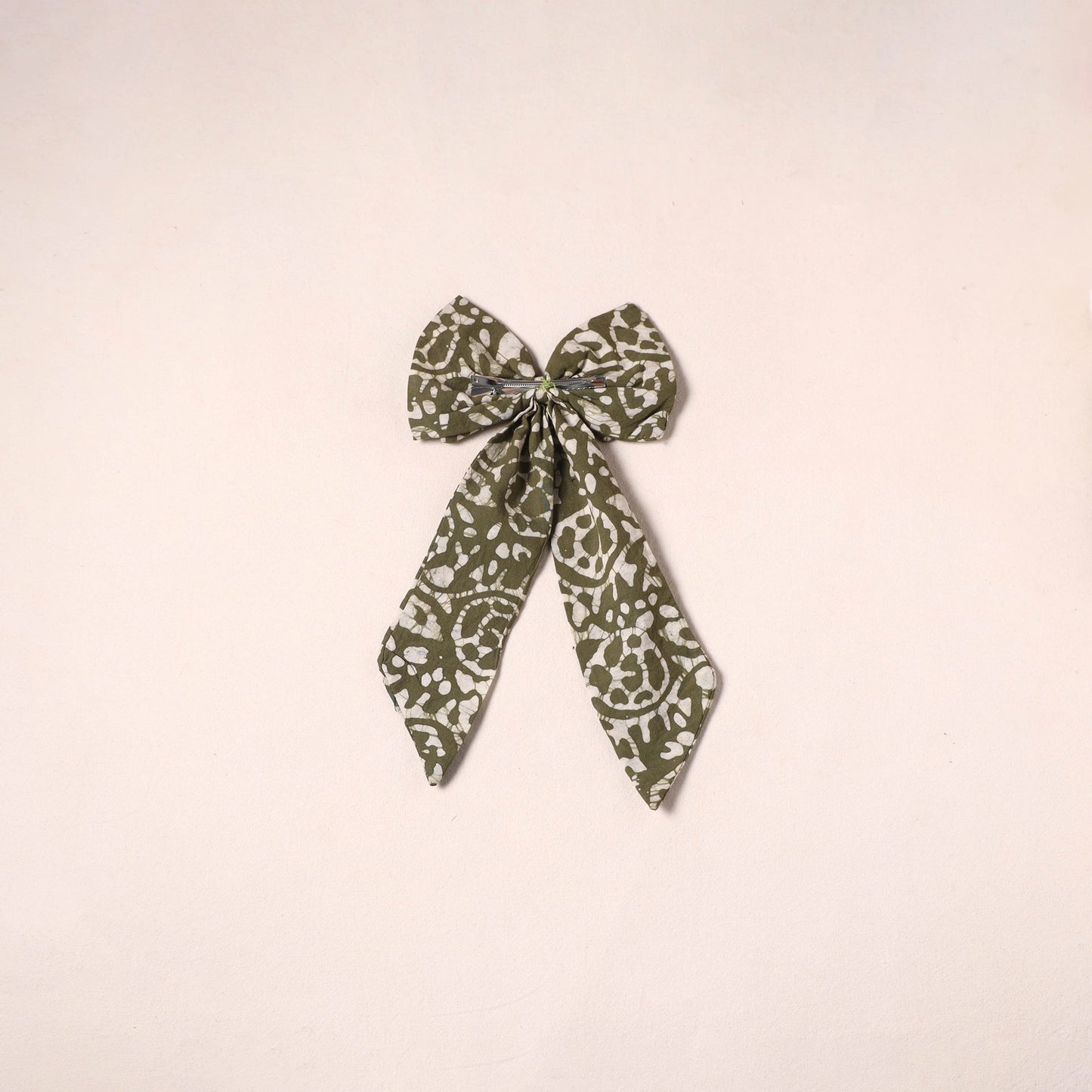 Handmade women’s bow hair clip 30 - handcrafted