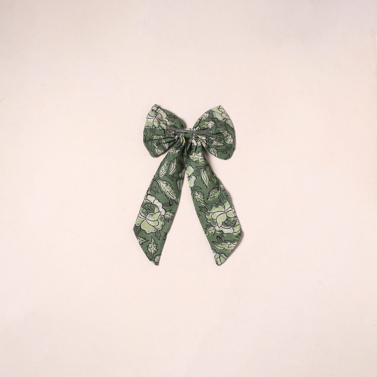 Handmade women’s bow hair clip 43 - handcrafted
