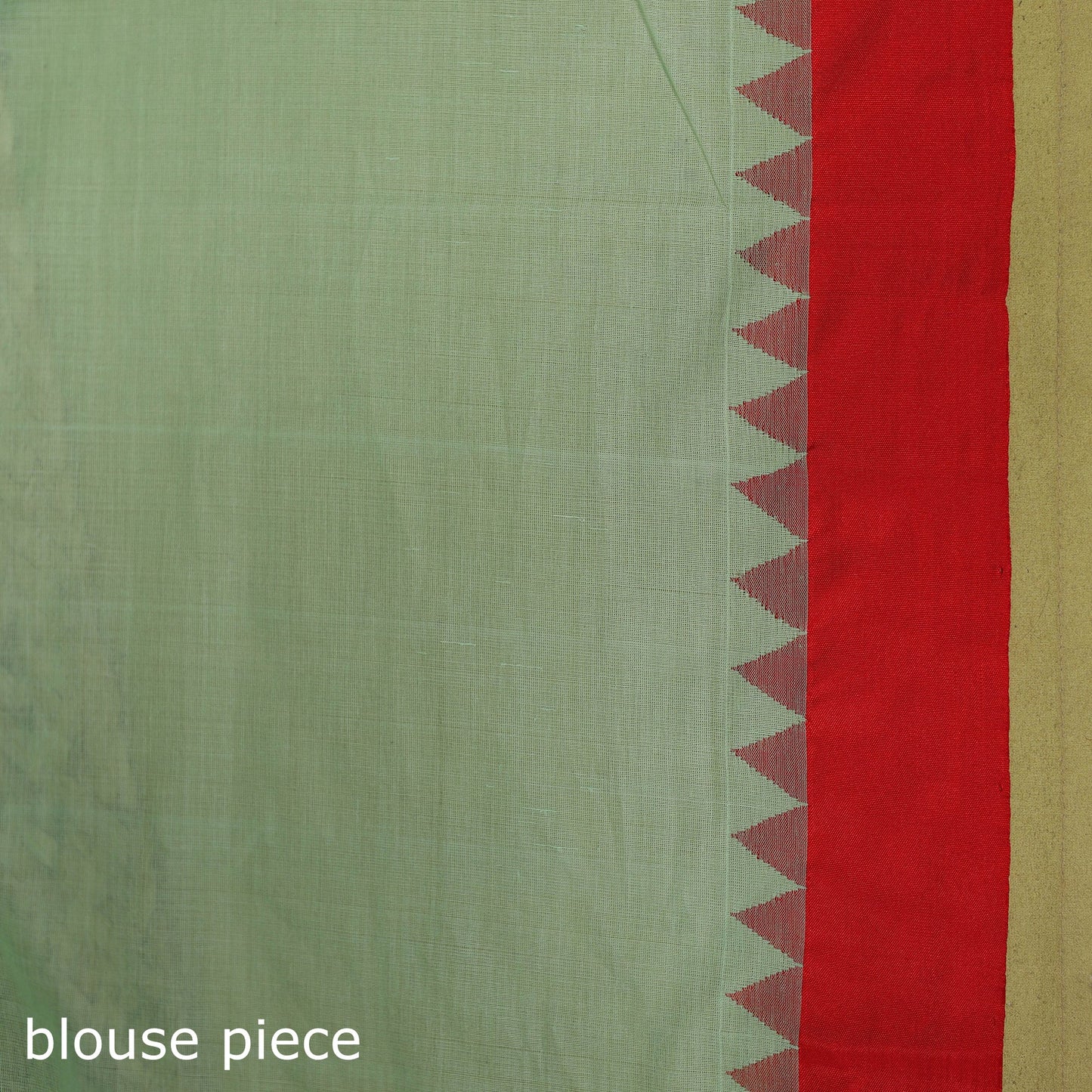 Green - handspun handloom buta fine cotton jamdani saree 44