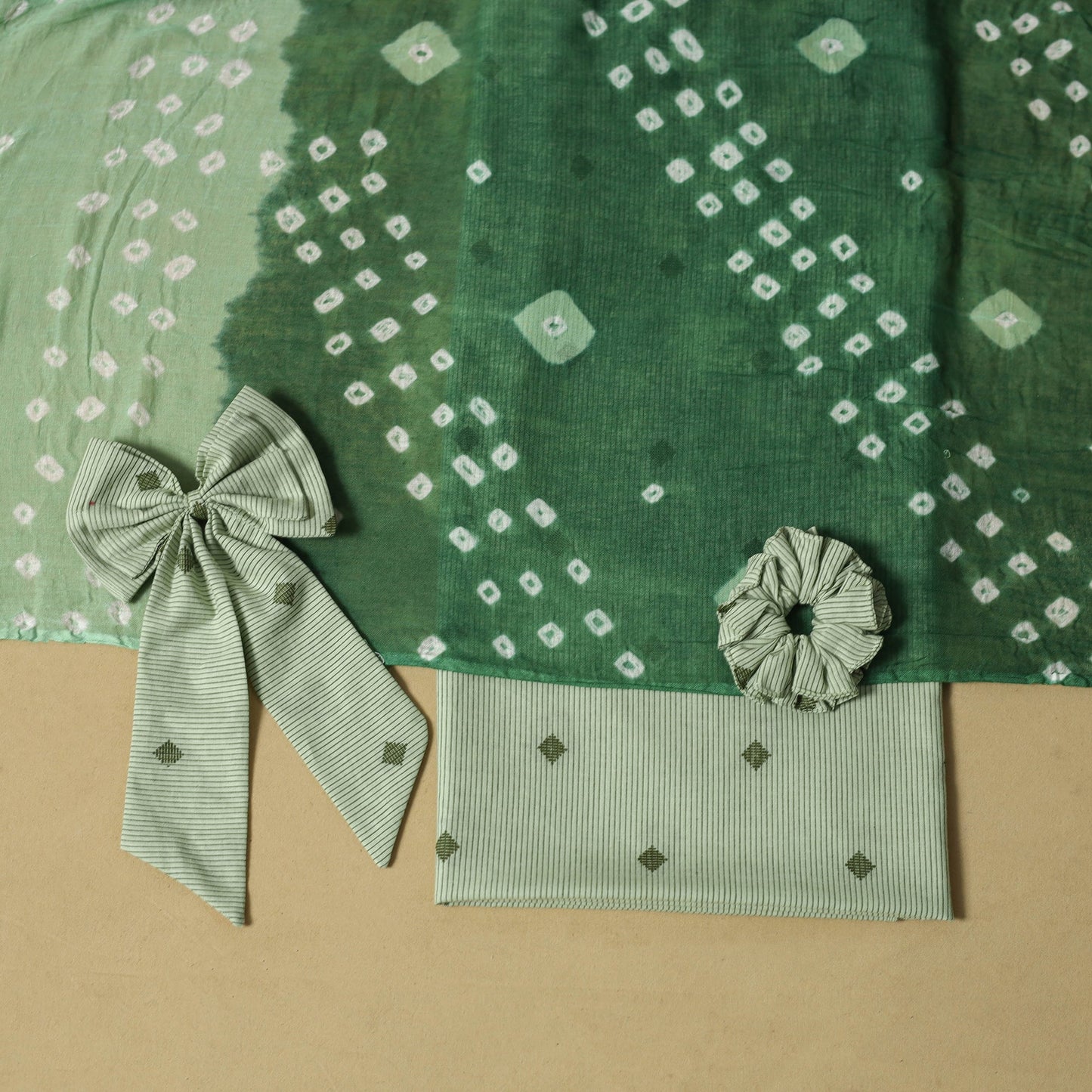 Jacquard cotton 2pc unstitched dress material 07