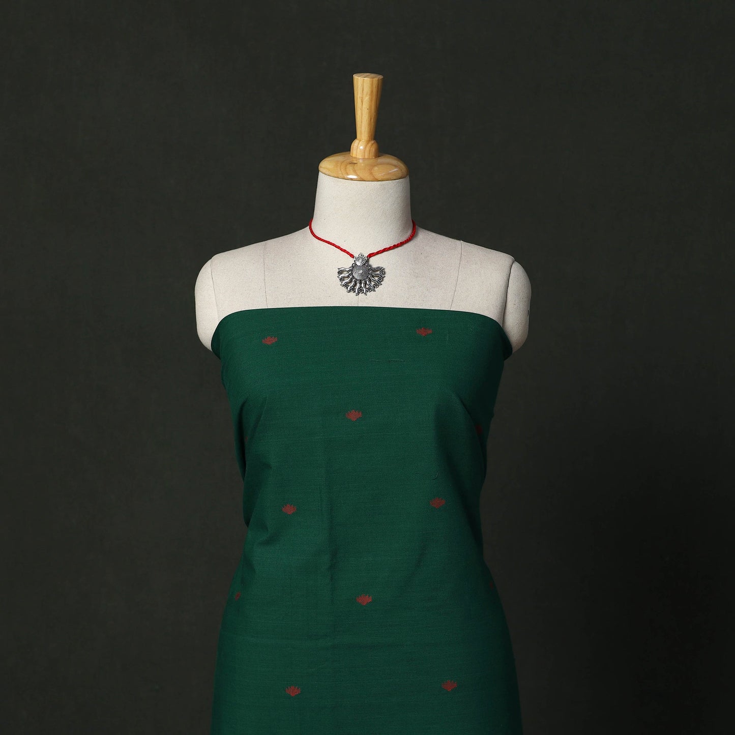 Jacquard cotton 2pc unstitched dress material