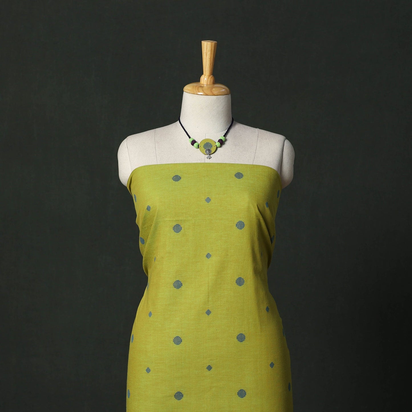 Jacquard cotton 2pc unstitched dress material