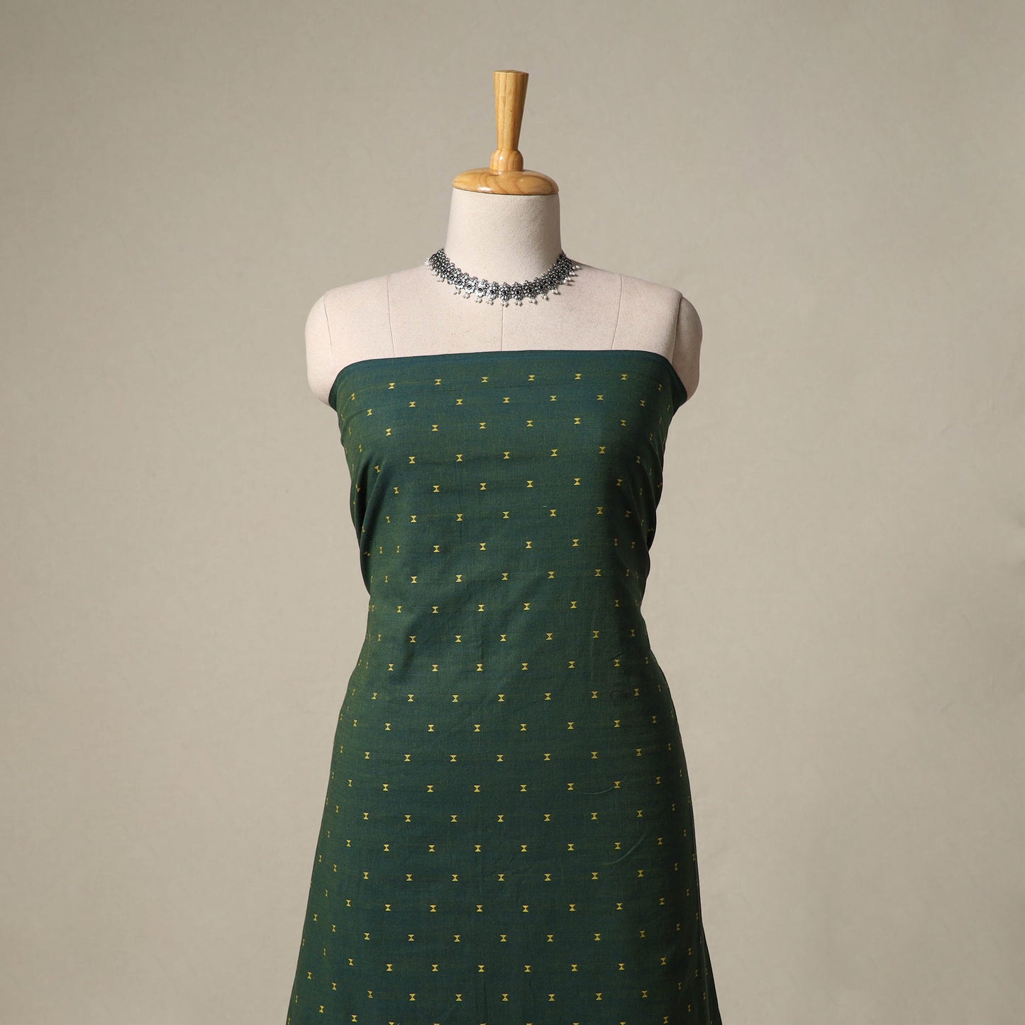Jacquard cotton 2pc unstitched dress material