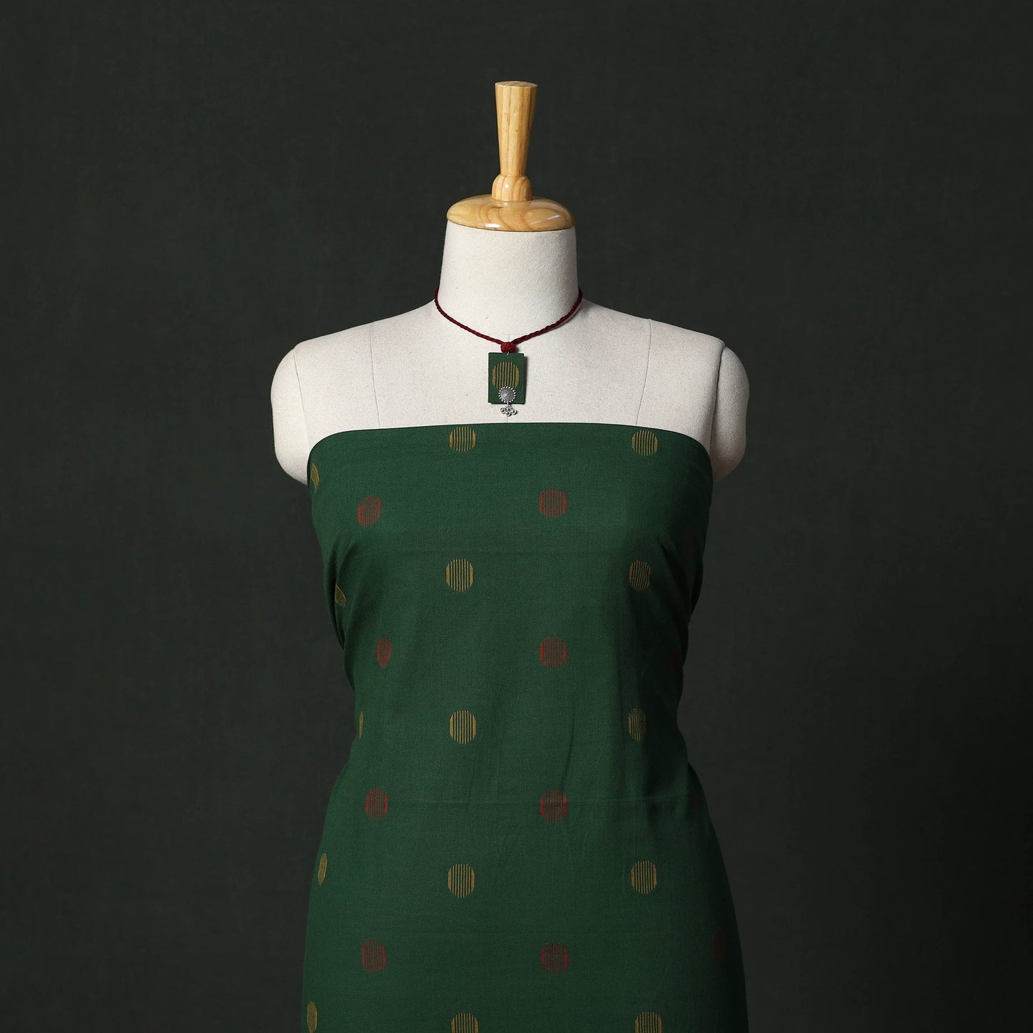Jacquard cotton 2pc unstitched dress material