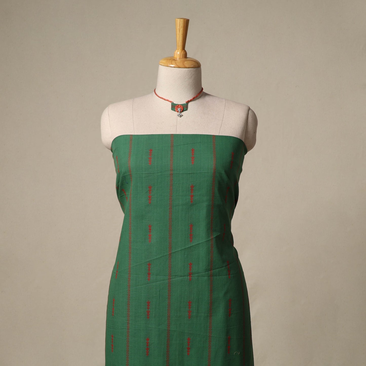 Jacquard cotton 2pc unstitched dress material