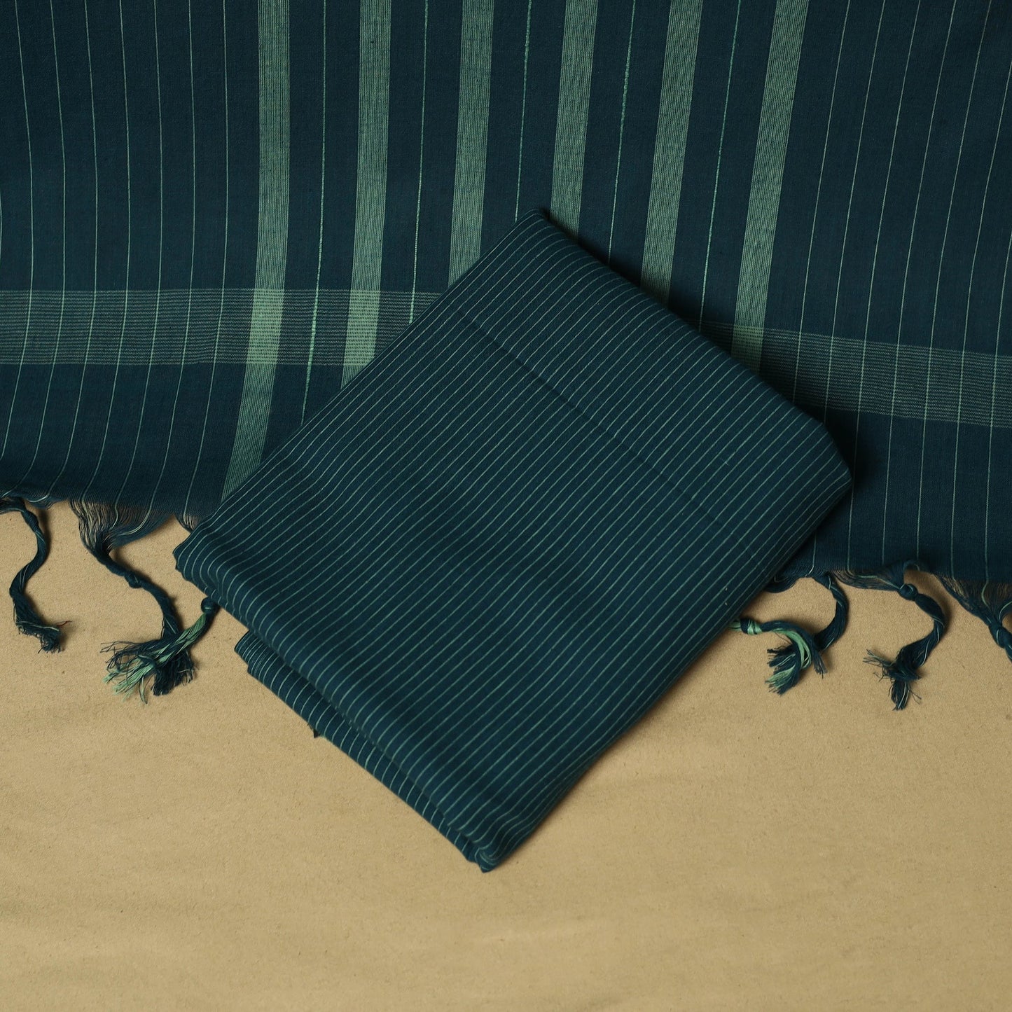 Jacquard cotton 3pc unstitched dress material 10