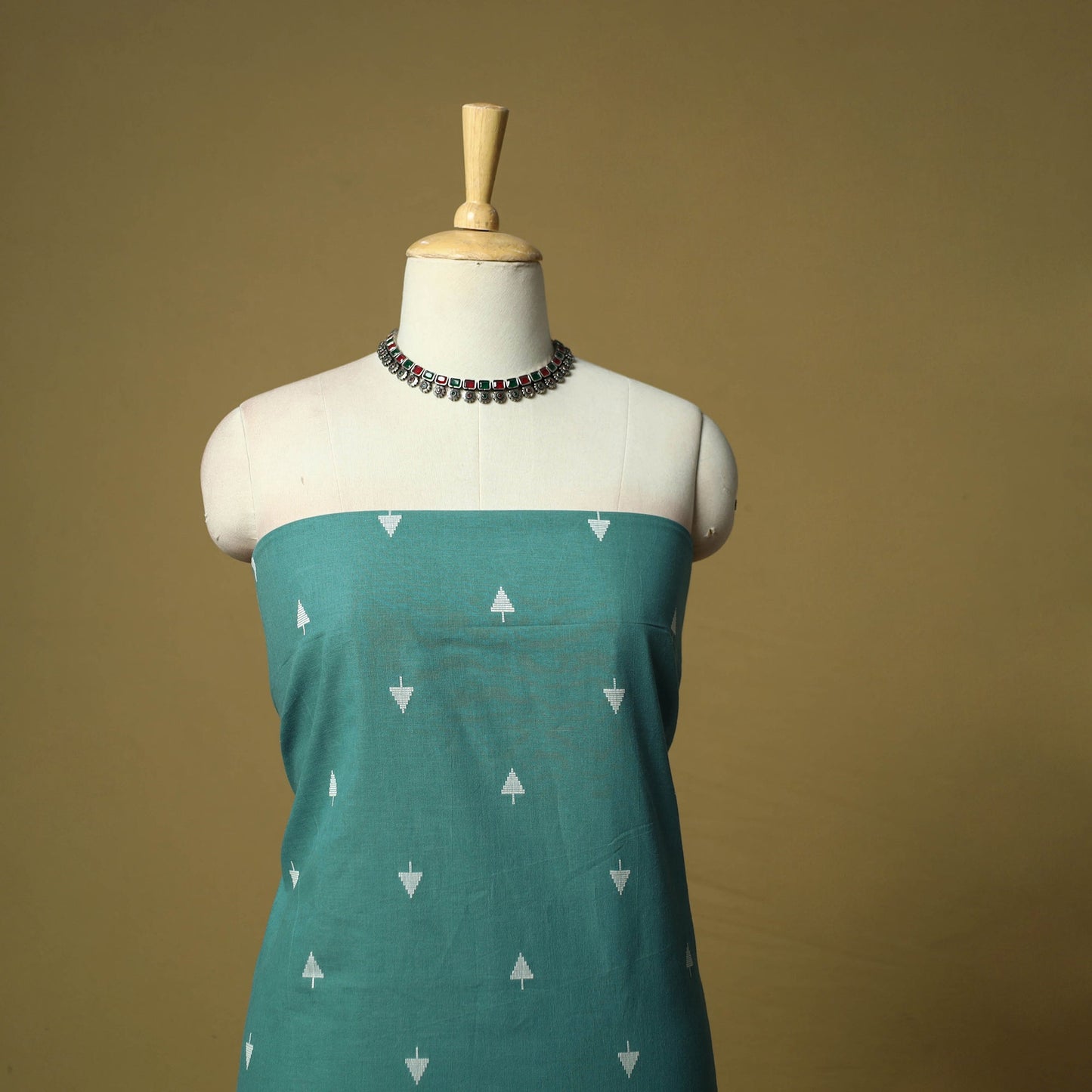 Jacquard cotton 3pc unstitched dress material 31