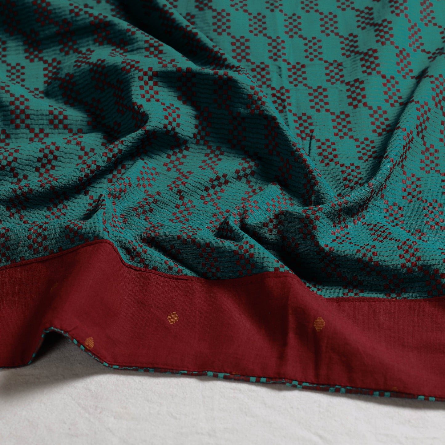 Buy Rangoli Jacquard Cotton Blouse Material