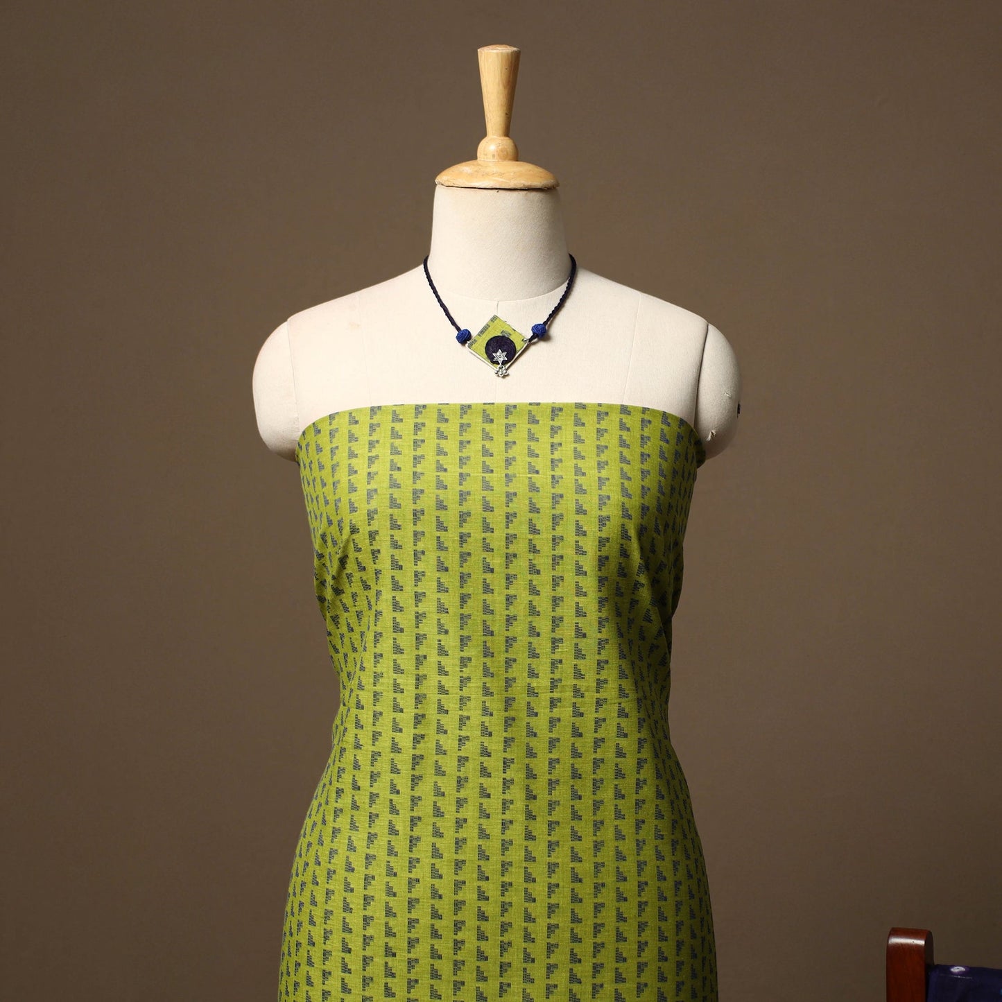 Jacquard weave cotton 2pc unstitched dress material