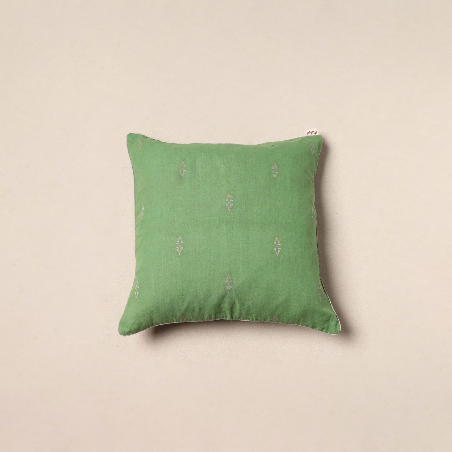 Jacquard weave cotton cushion cover 46 - handcrafted