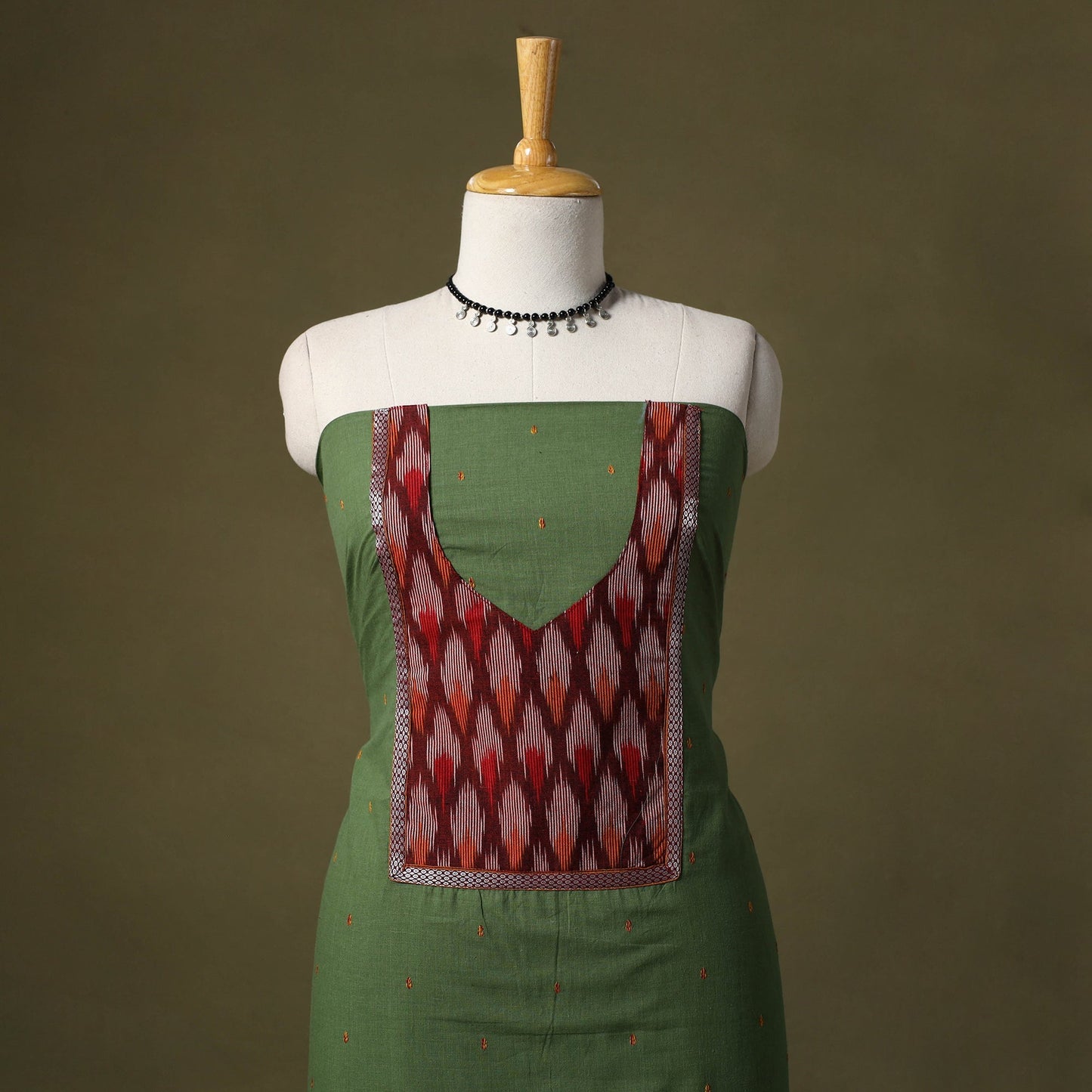 Jacquard Weave Cotton Unstitched Kurta Material
