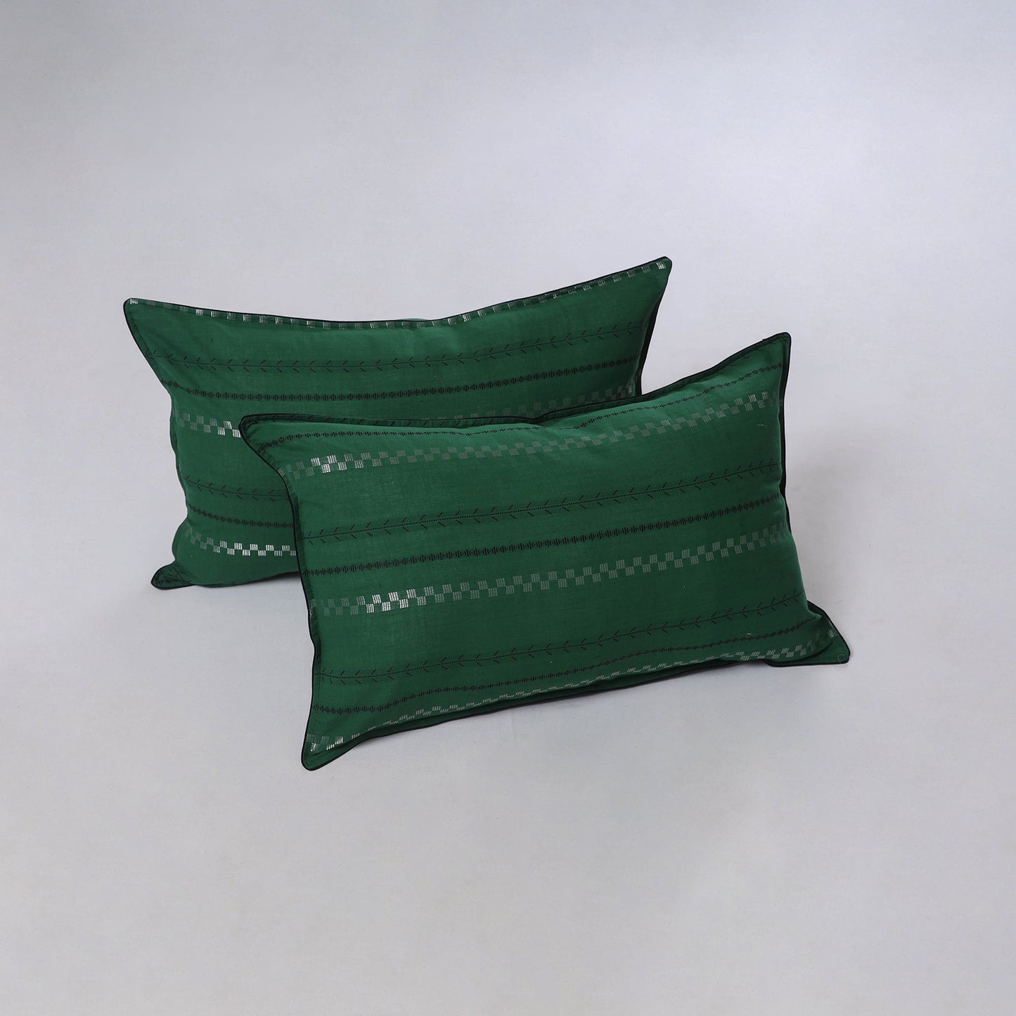 Jacquard weave pillow cover (set of 2) 25 - handcrafted