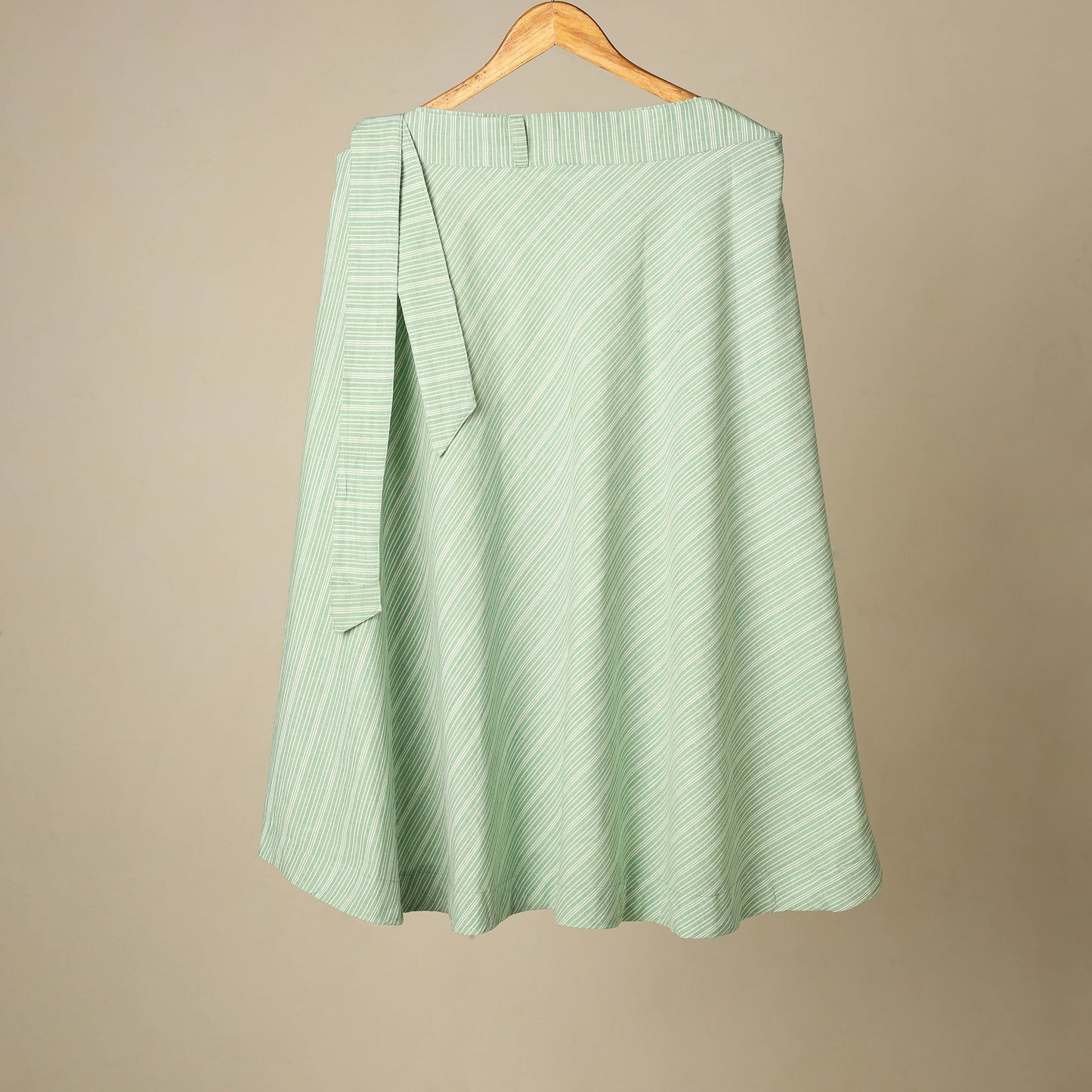 Blue - jhiri handloom cotton wrap around skirt 42