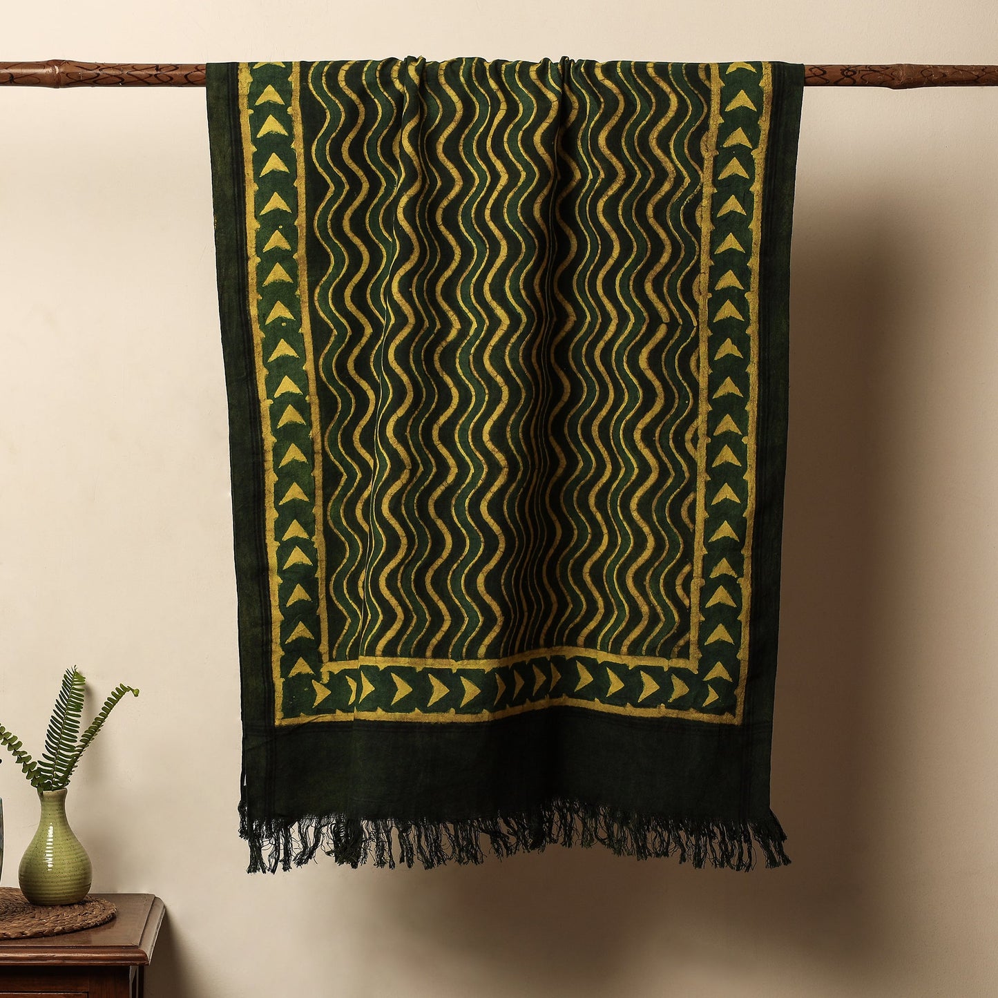 Block Printed Cotton Towel