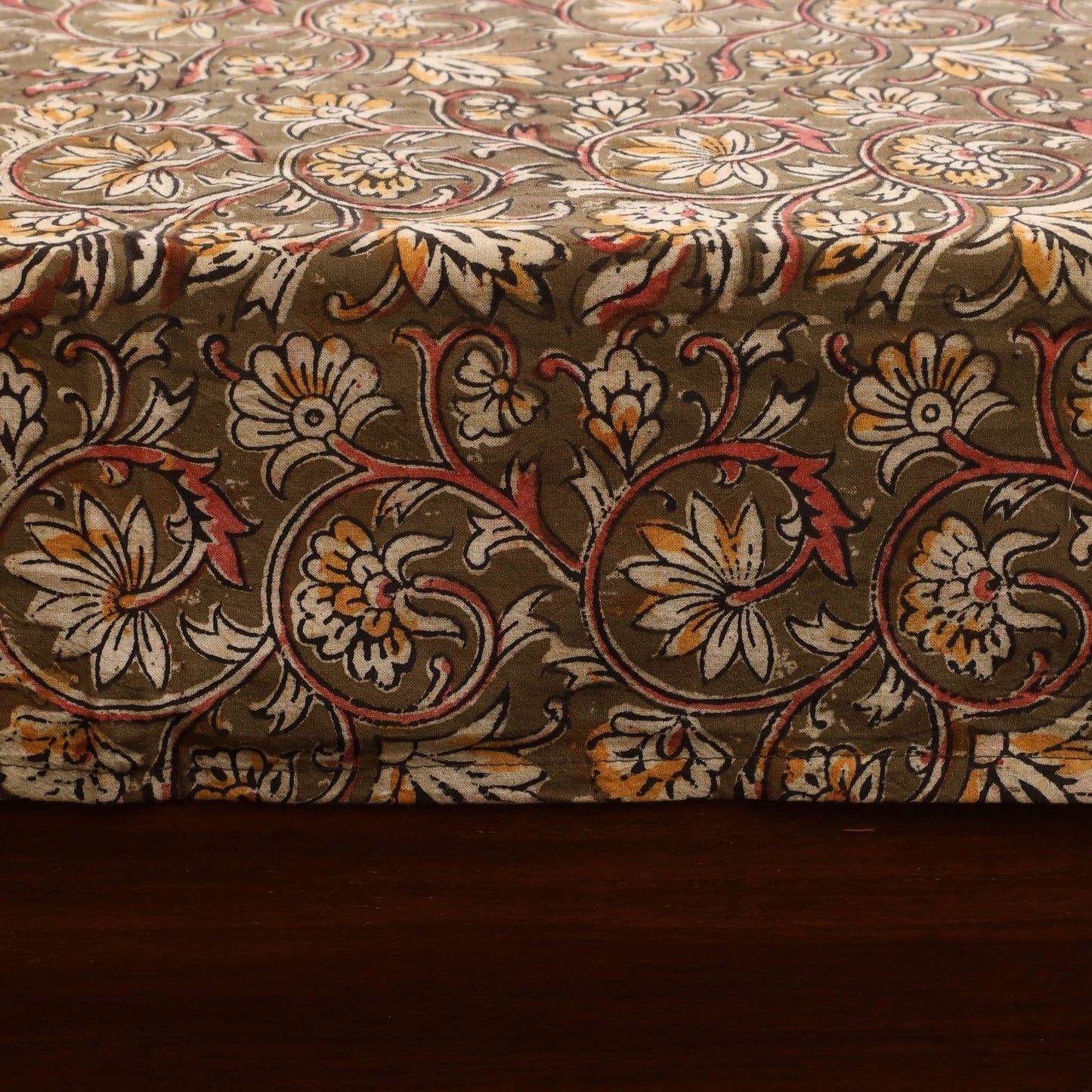 Kalamkari patchwork cotton bedsheet set 29 - handcrafted