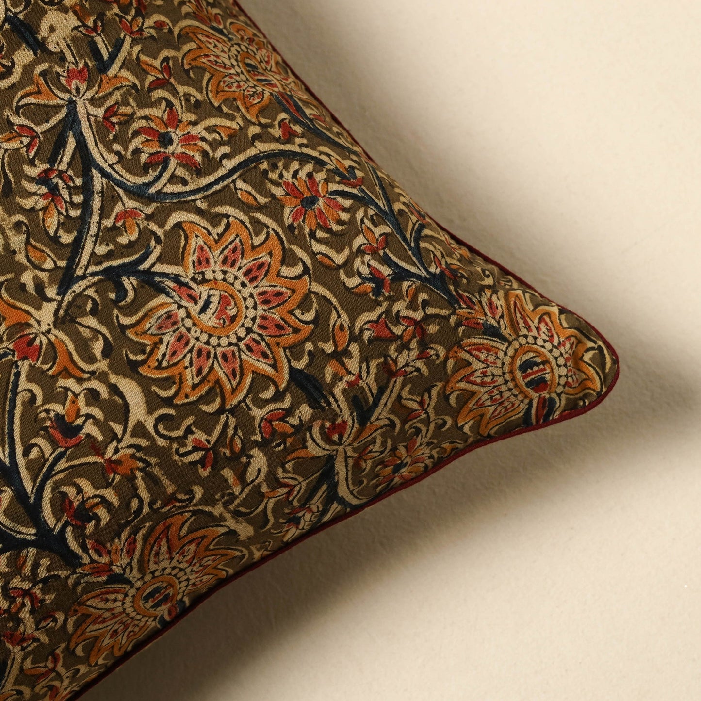 Kalamkari cushion cover 54 - handcrafted