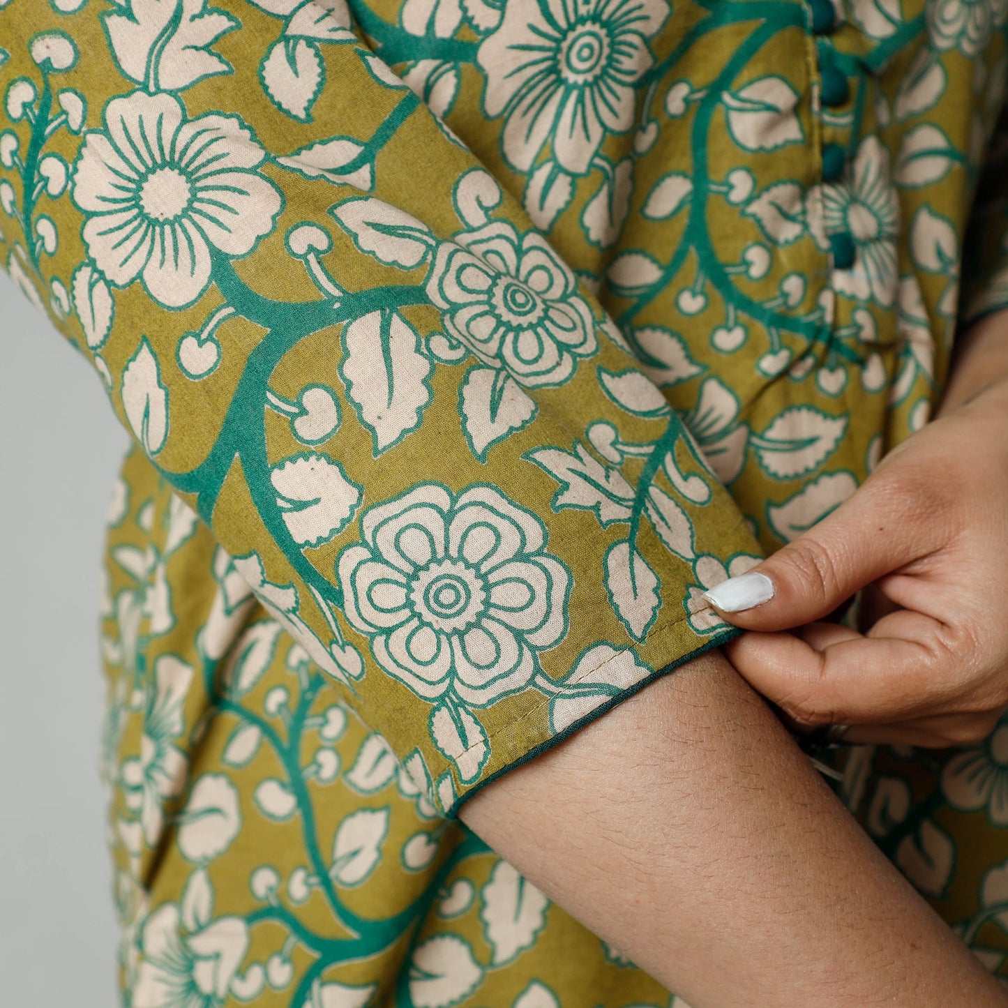 Kalamkari Printed Cotton Kurta For Women