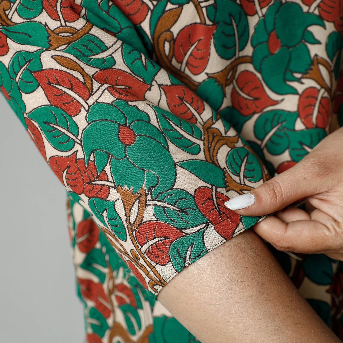 Kalamkari Printed Cotton Kurta For Women