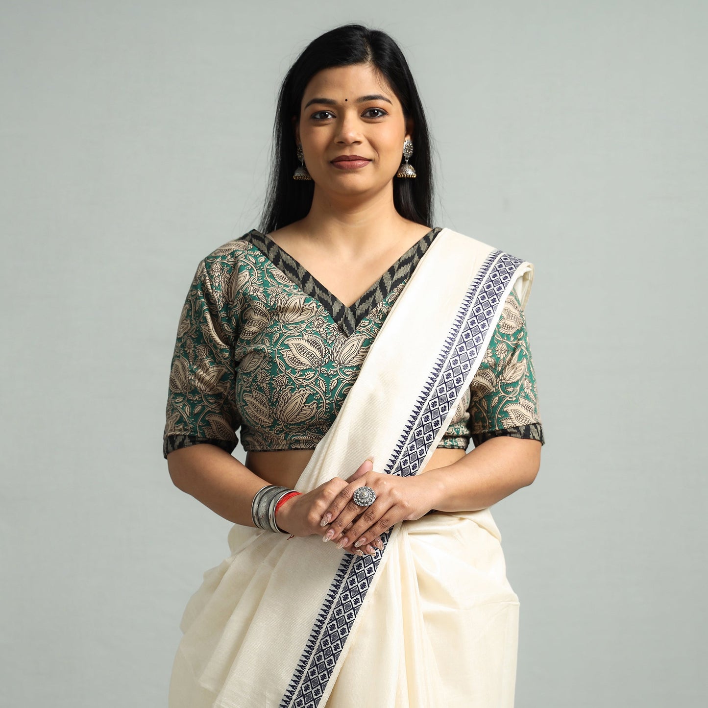 Kalamkari Stitched Blouse