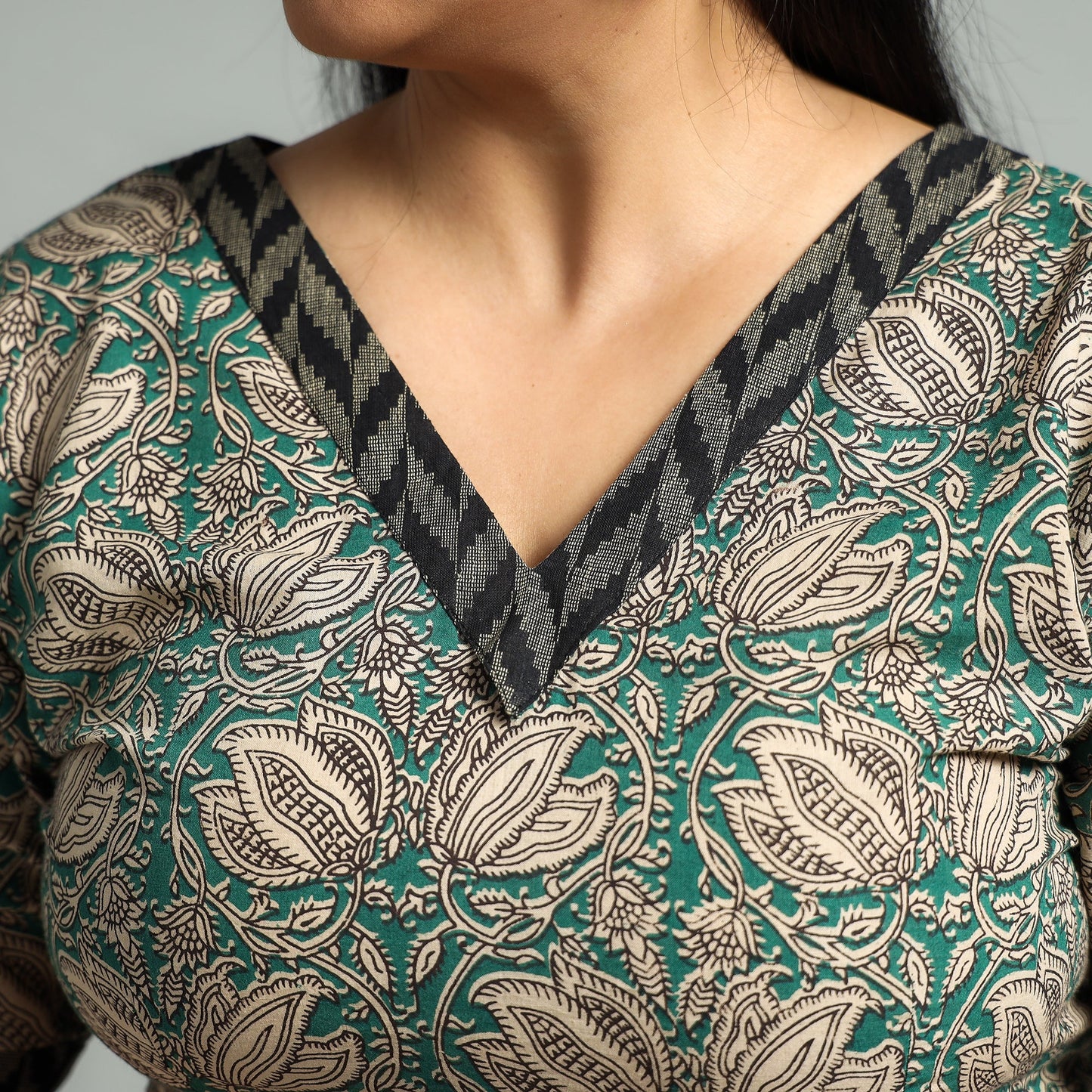 Kalamkari Stitched Blouse