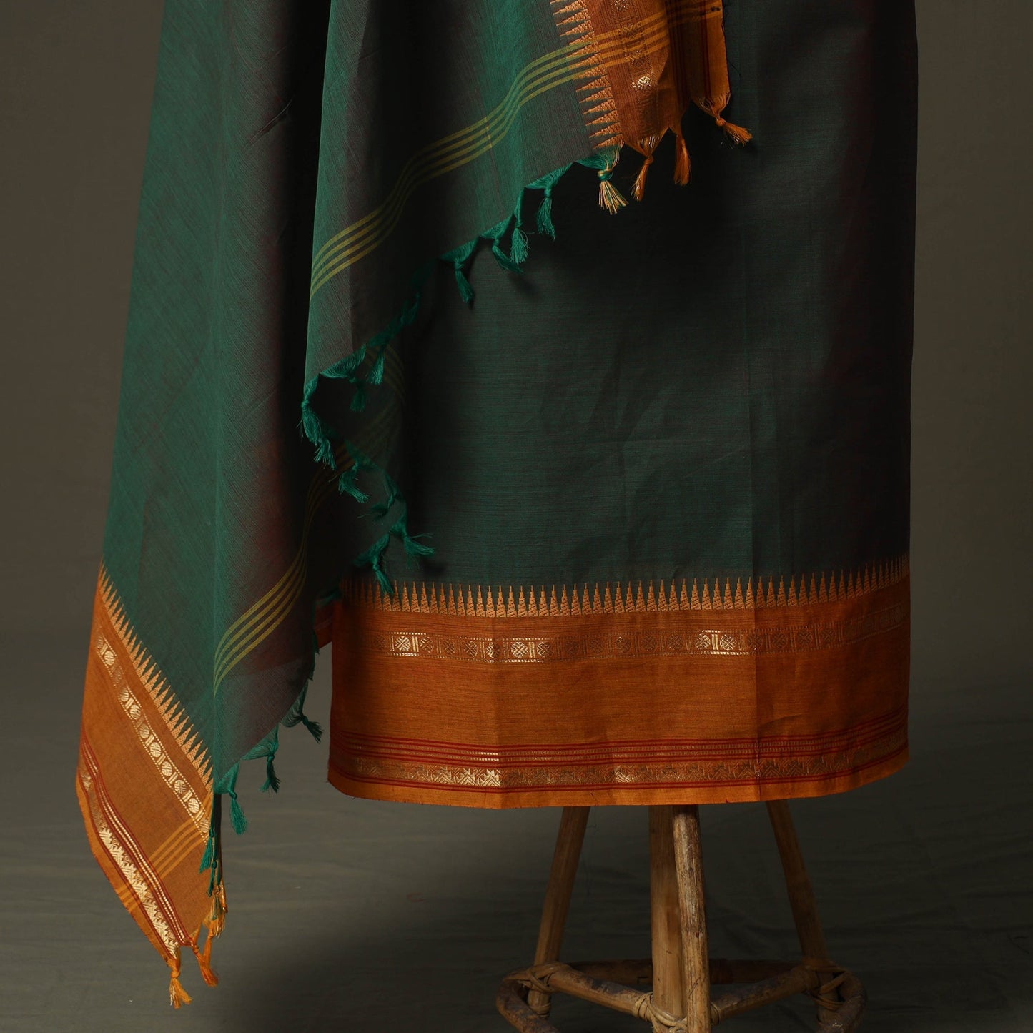 Kandangi chettinad cotton 2pc unstitched dress material 20