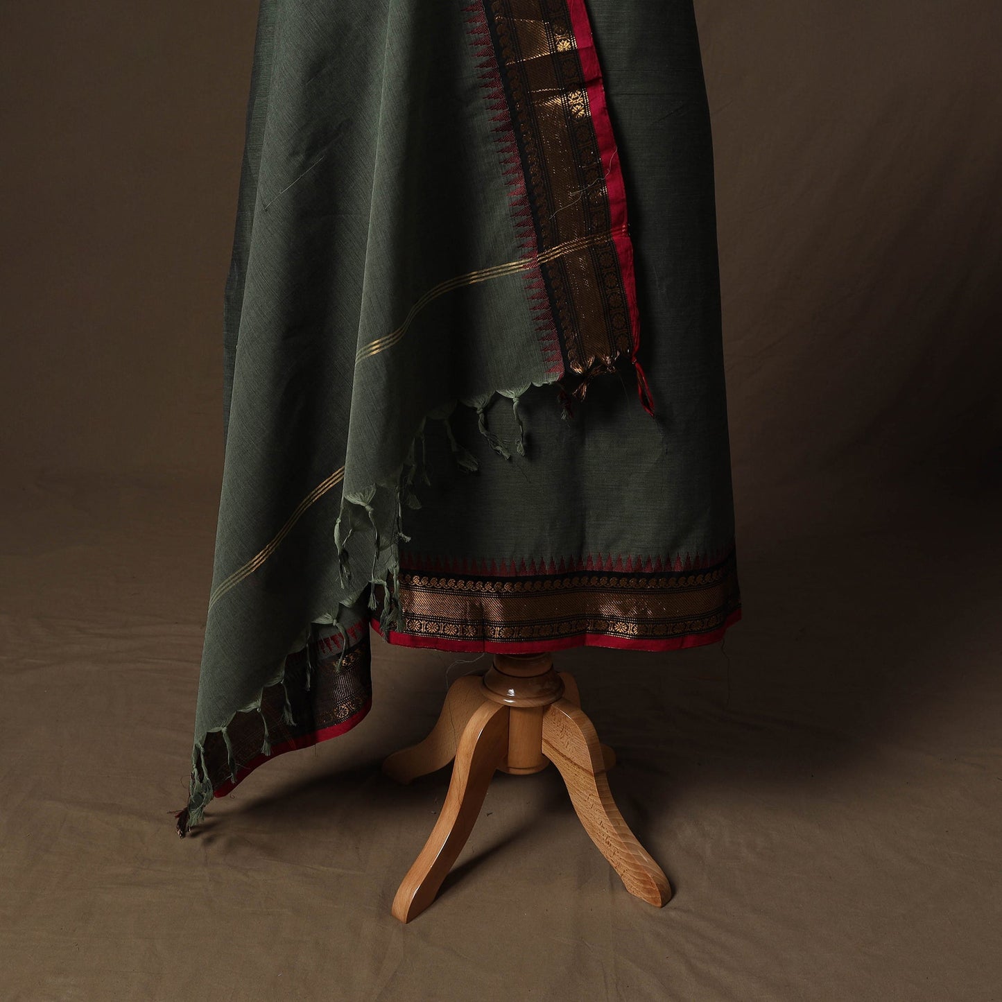 Kandangi chettinad cotton 2pc unstitched dress material 39