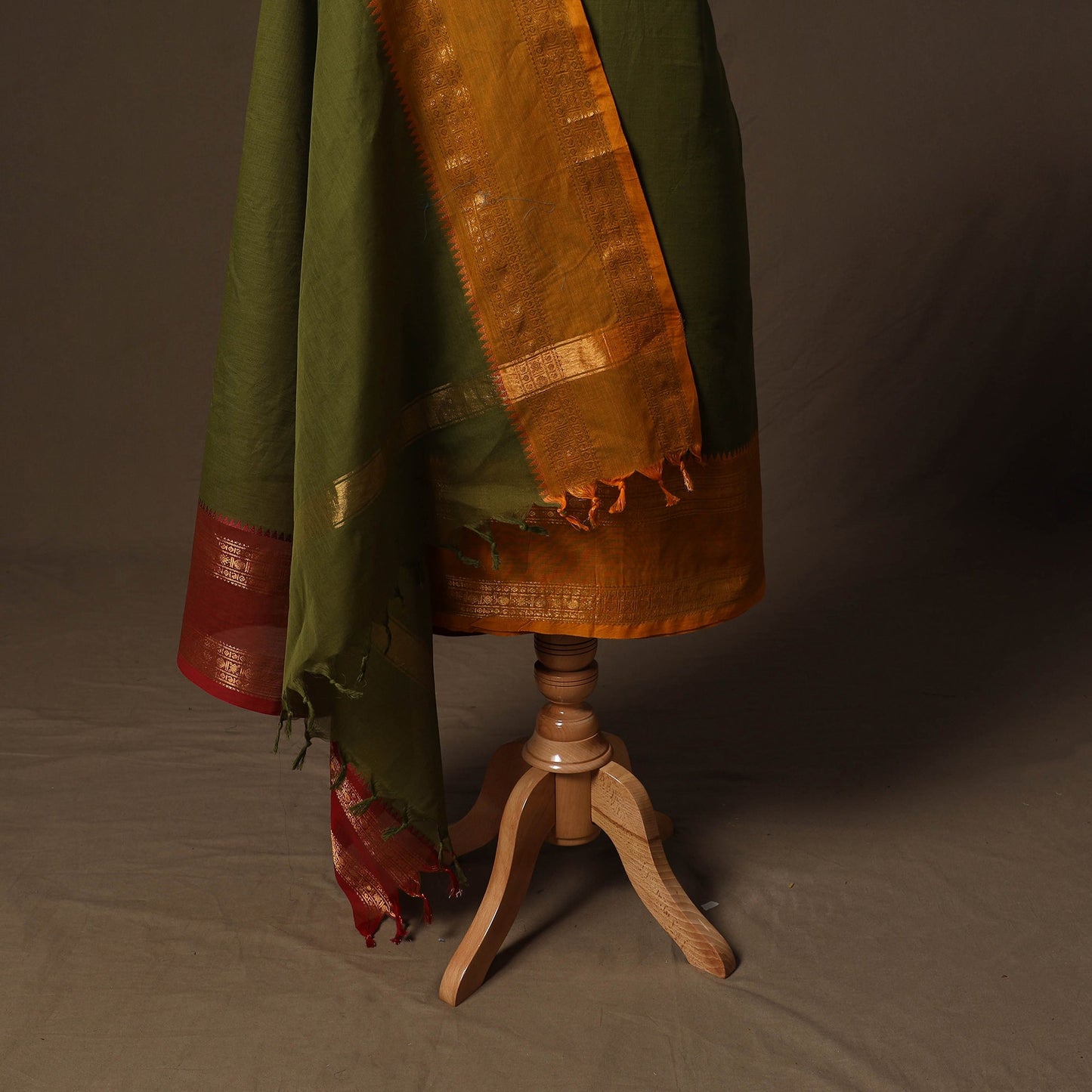Kandangi chettinad cotton 2pc unstitched dress material 52