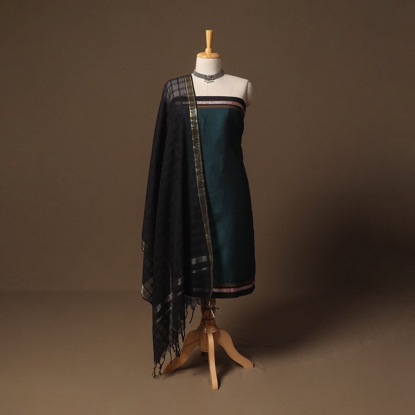 Karnataka khun mercerised cotton 3pc unstitched dress